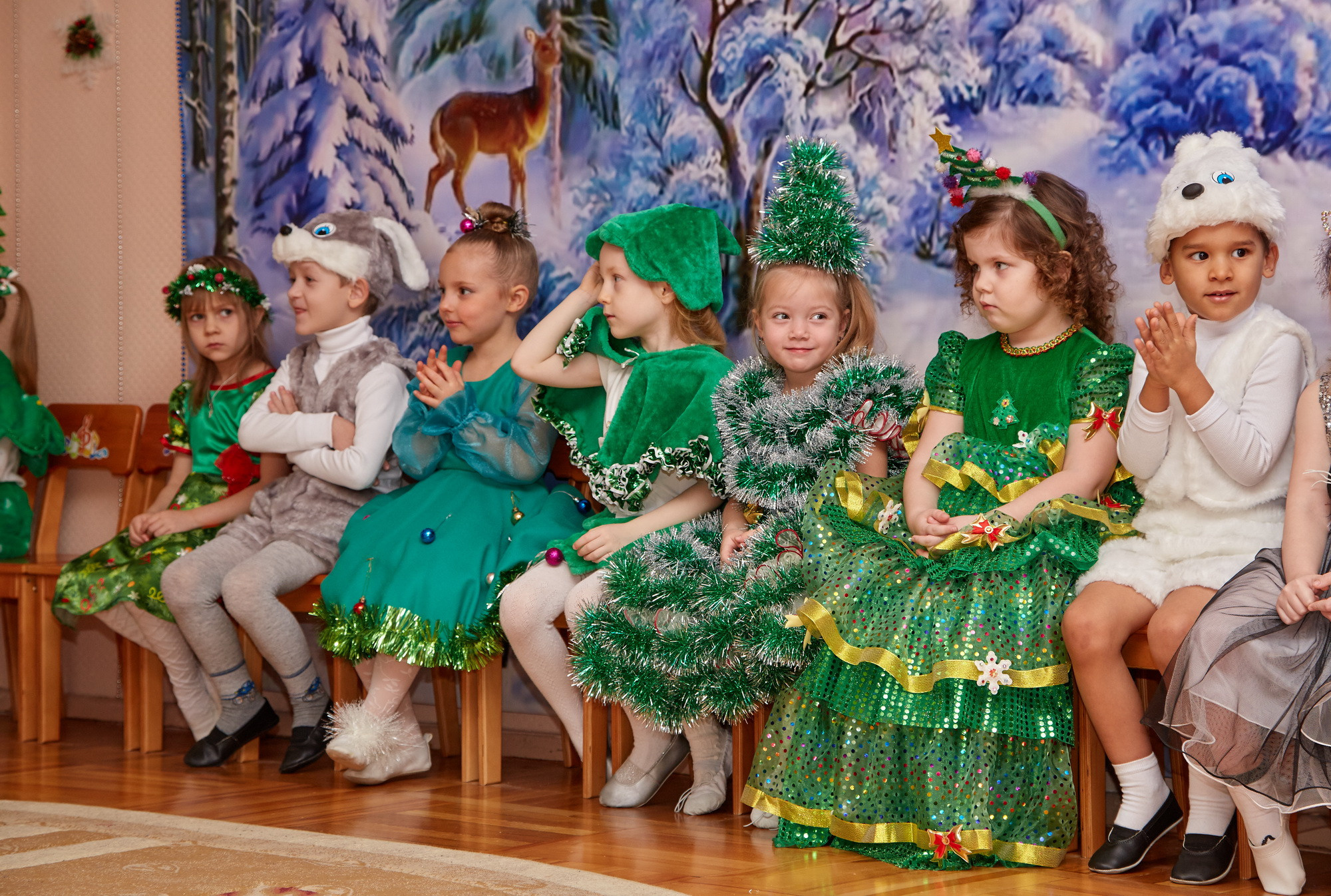 Новый год. Детский сад 111. Креативный фотограф в Москве