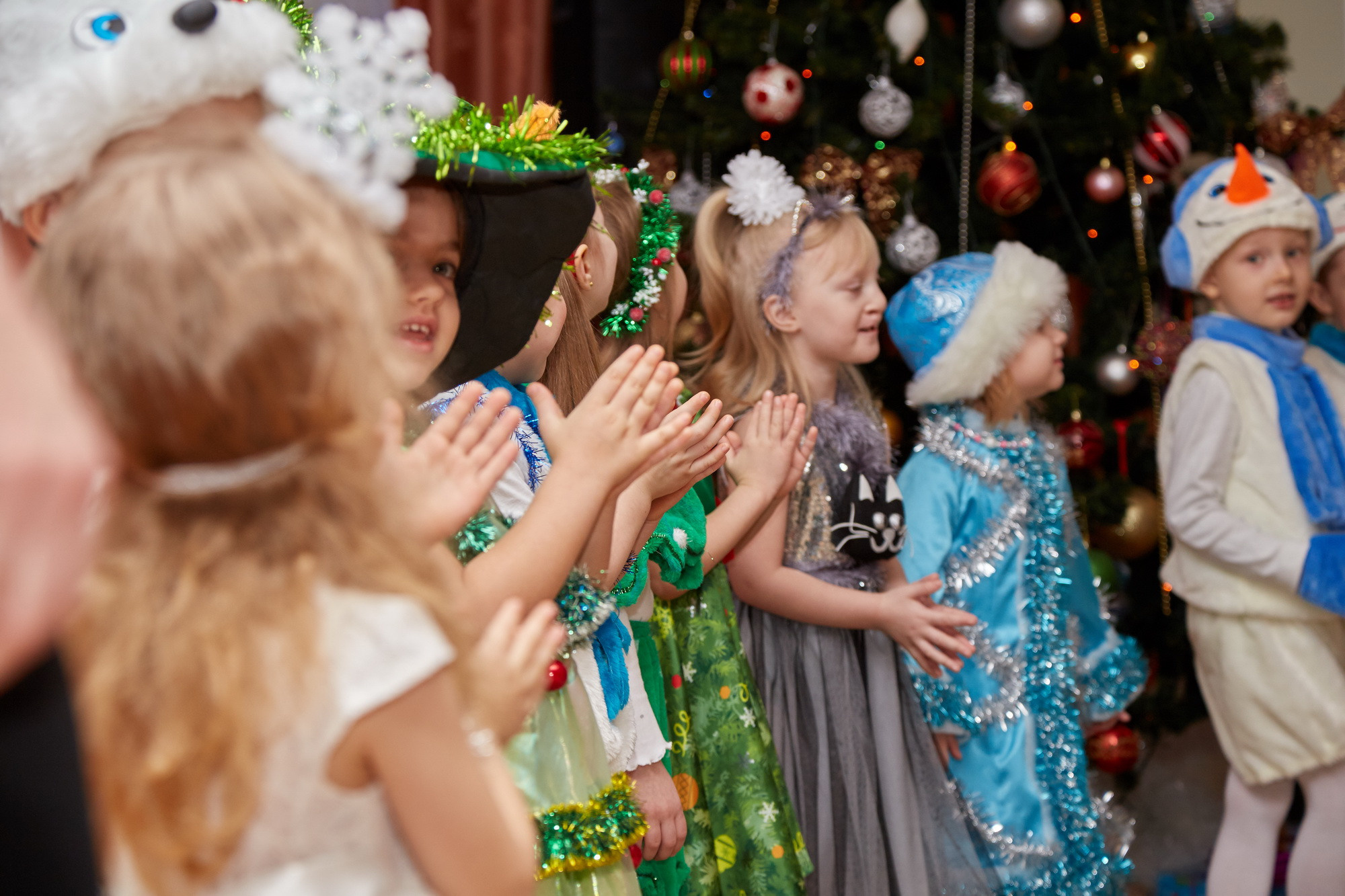 Новый год. Детский сад 111. Креативный фотограф в Москве
