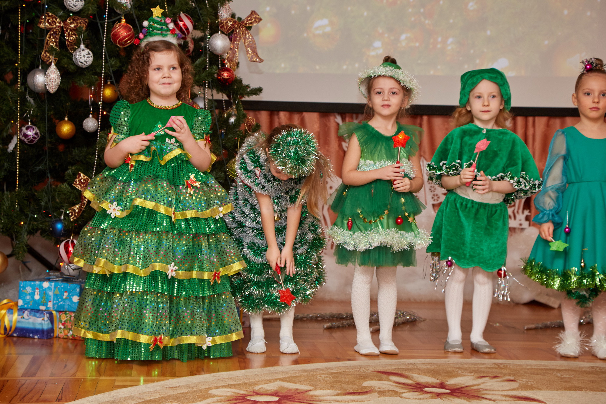 Новый год. Детский сад 111. Креативный фотограф в Москве