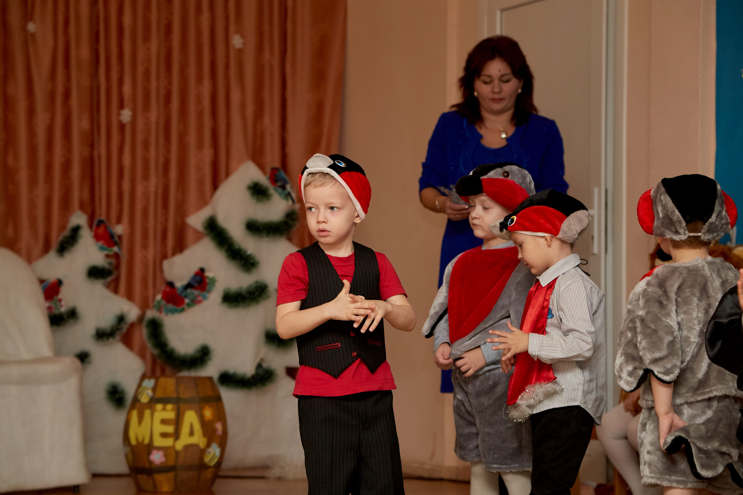 Новый год. Детский сад 111. Креативный фотограф в Москве