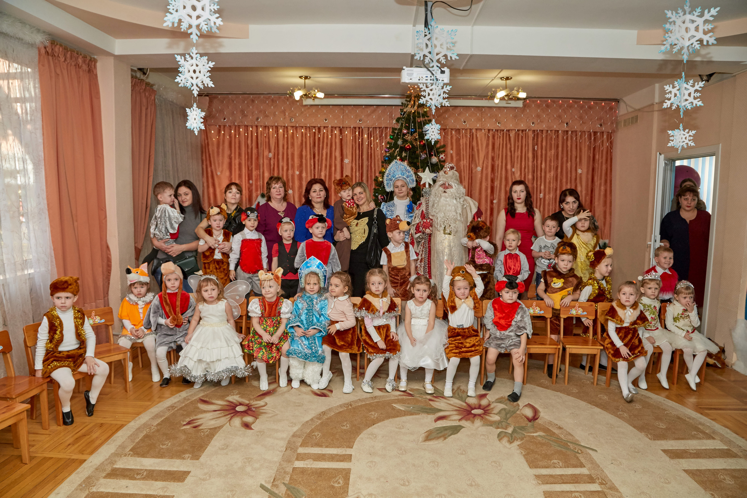Новый год. Детский сад 111. Креативный фотограф в Москве