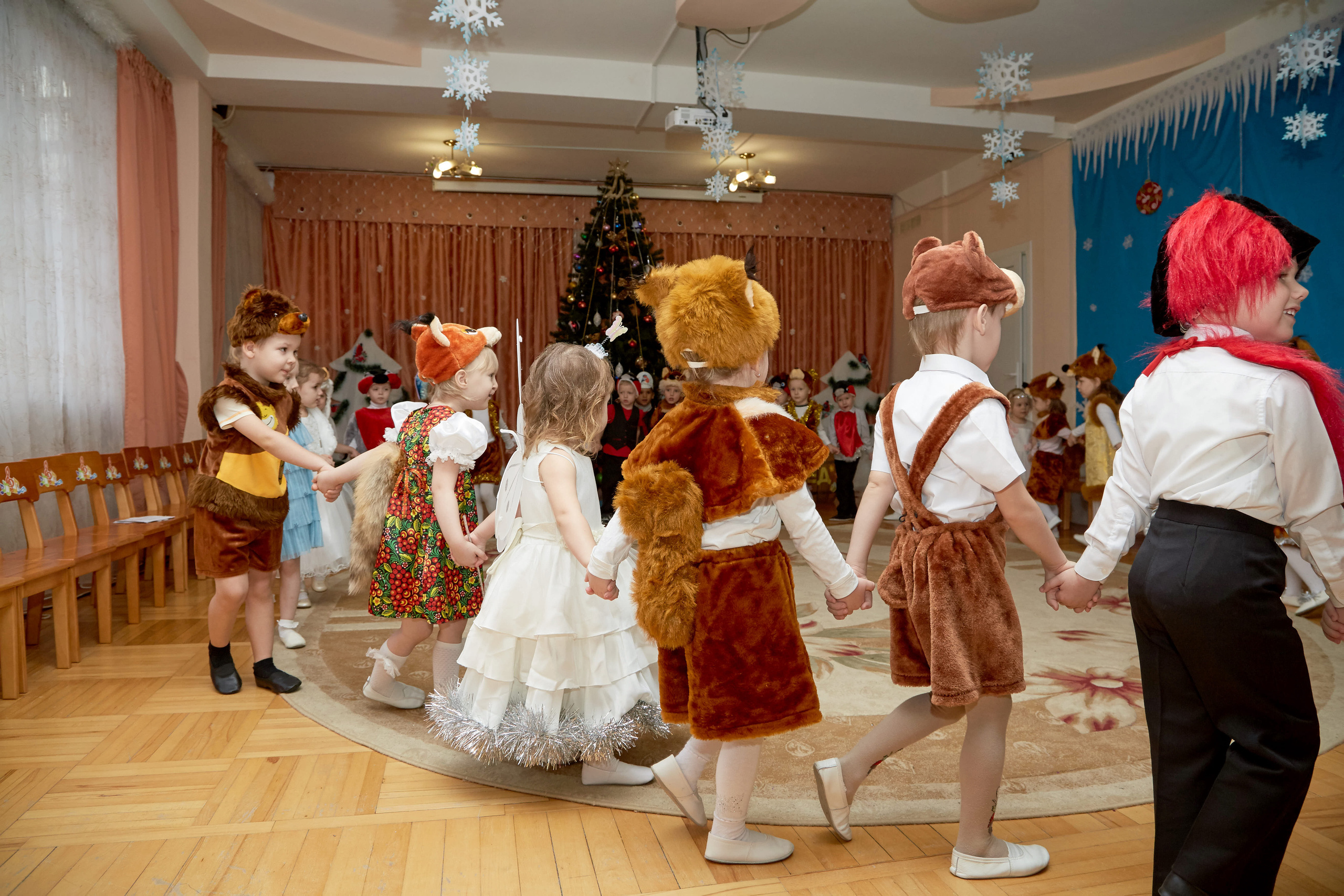 Новый год. Детский сад 111. Креативный фотограф в Москве