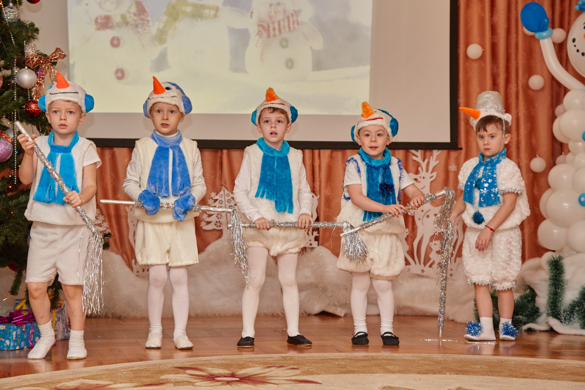 Новый год. Детский сад 111. Креативный фотограф в Москве