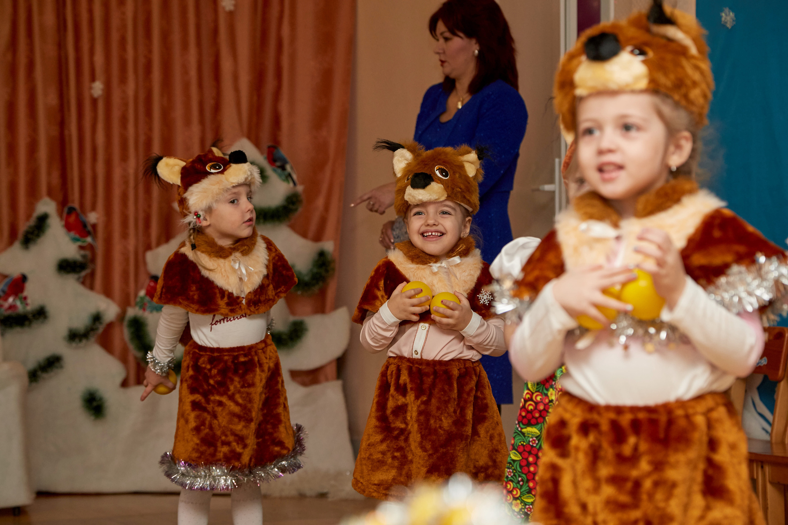 Новый год. Детский сад 111. Креативный фотограф в Москве