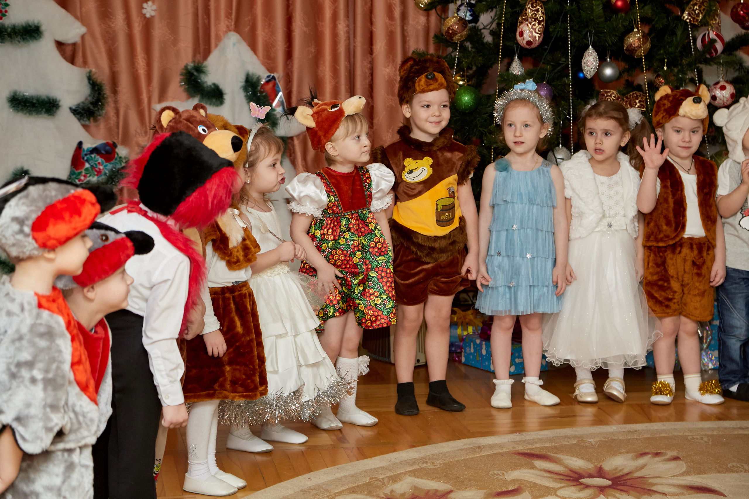 Новый год. Детский сад 111. Креативный фотограф в Москве