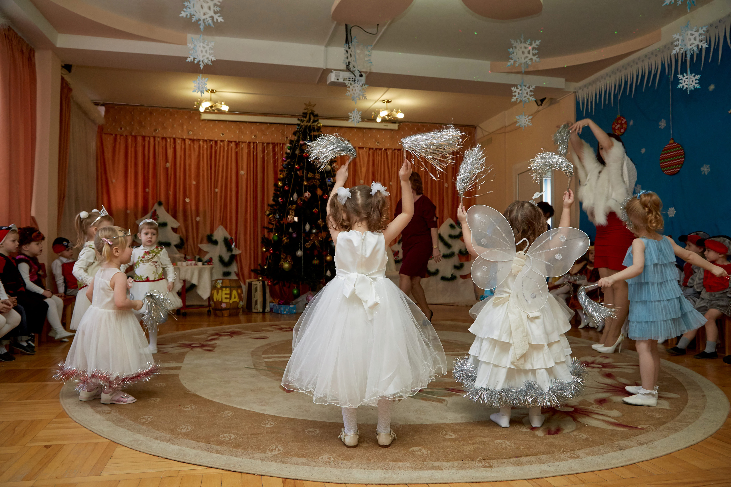 Новый год. Детский сад 111. Креативный фотограф в Москве