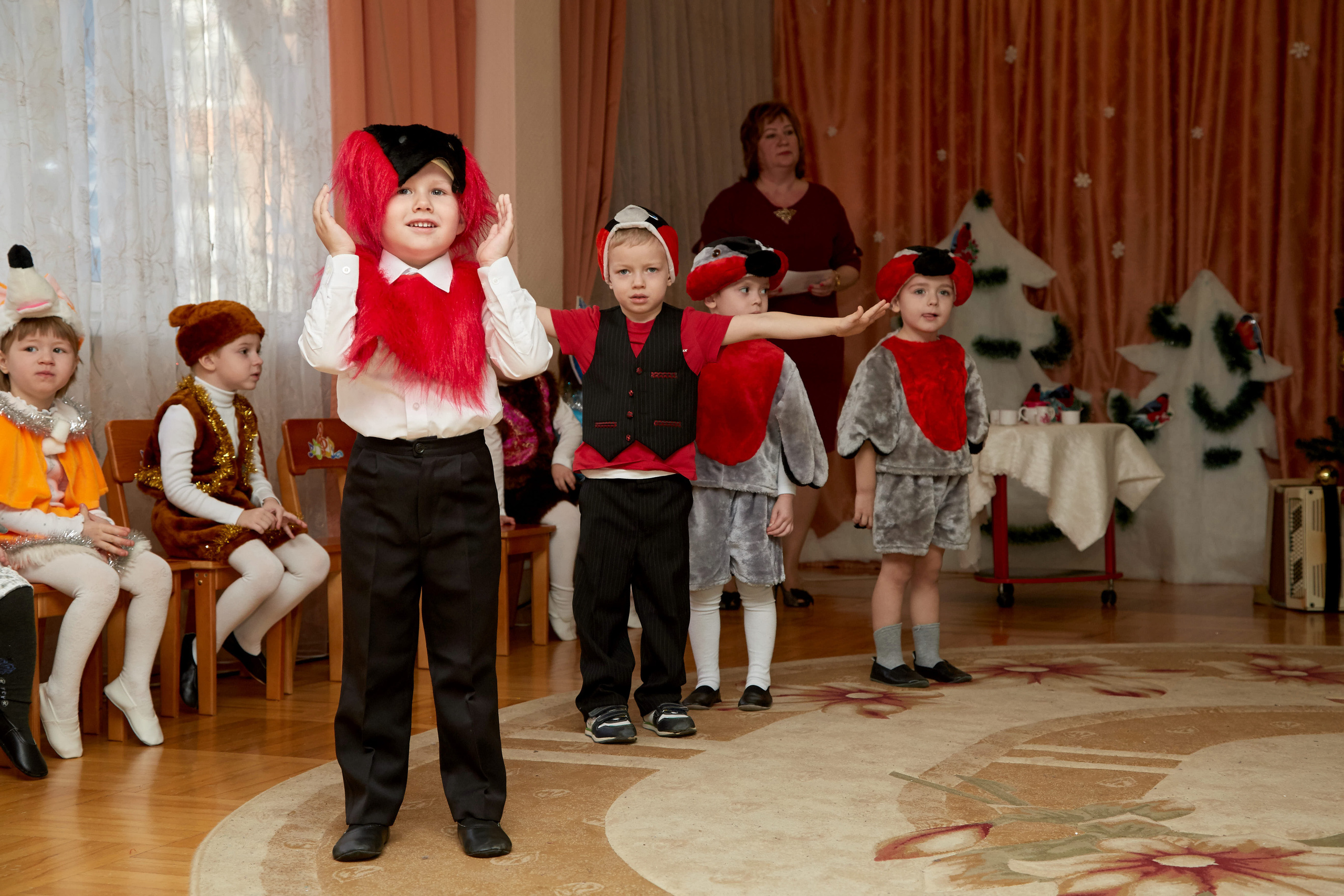 Новый год. Детский сад 111. Креативный фотограф в Москве