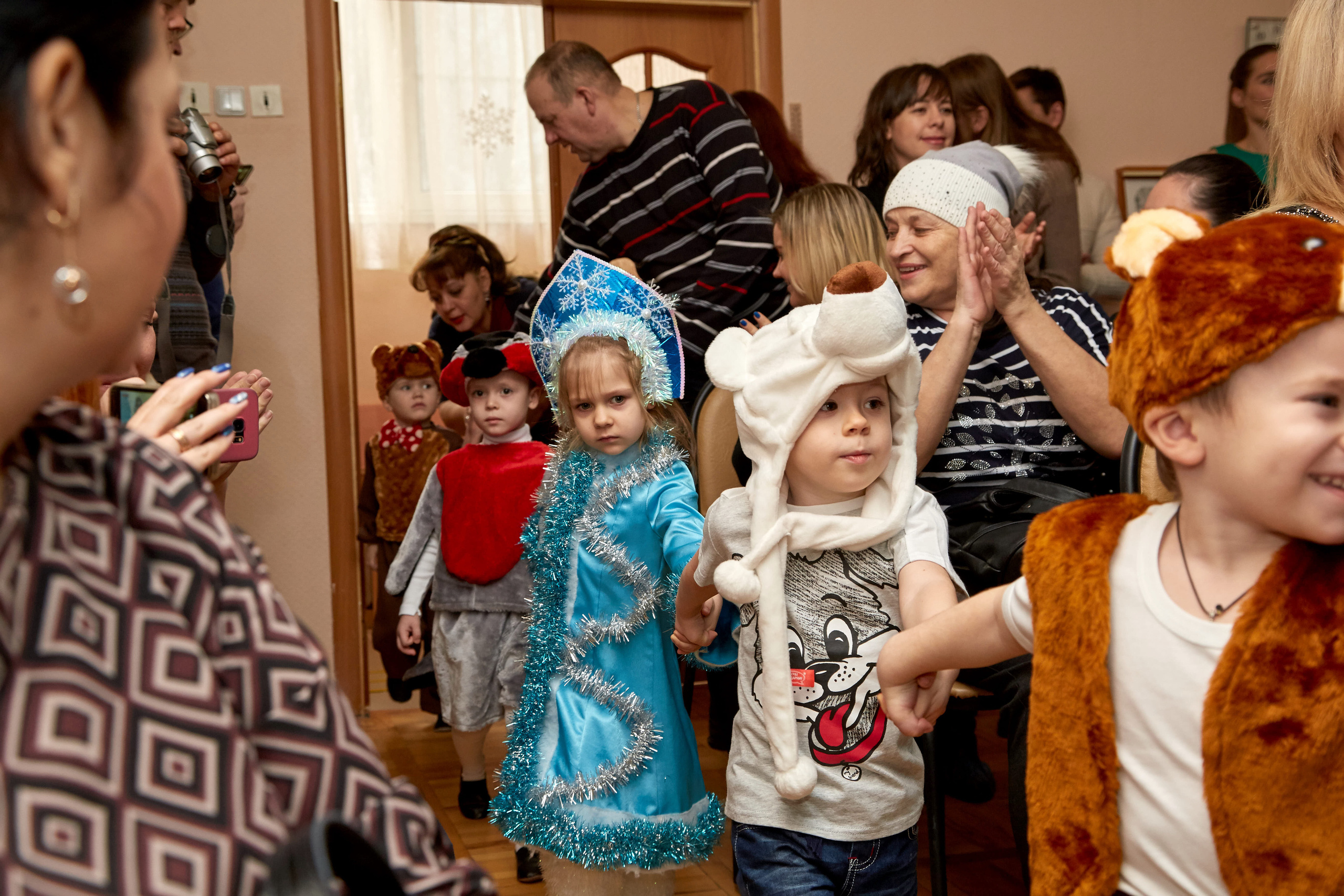 Новый год. Детский сад 111. Креативный фотограф в Москве