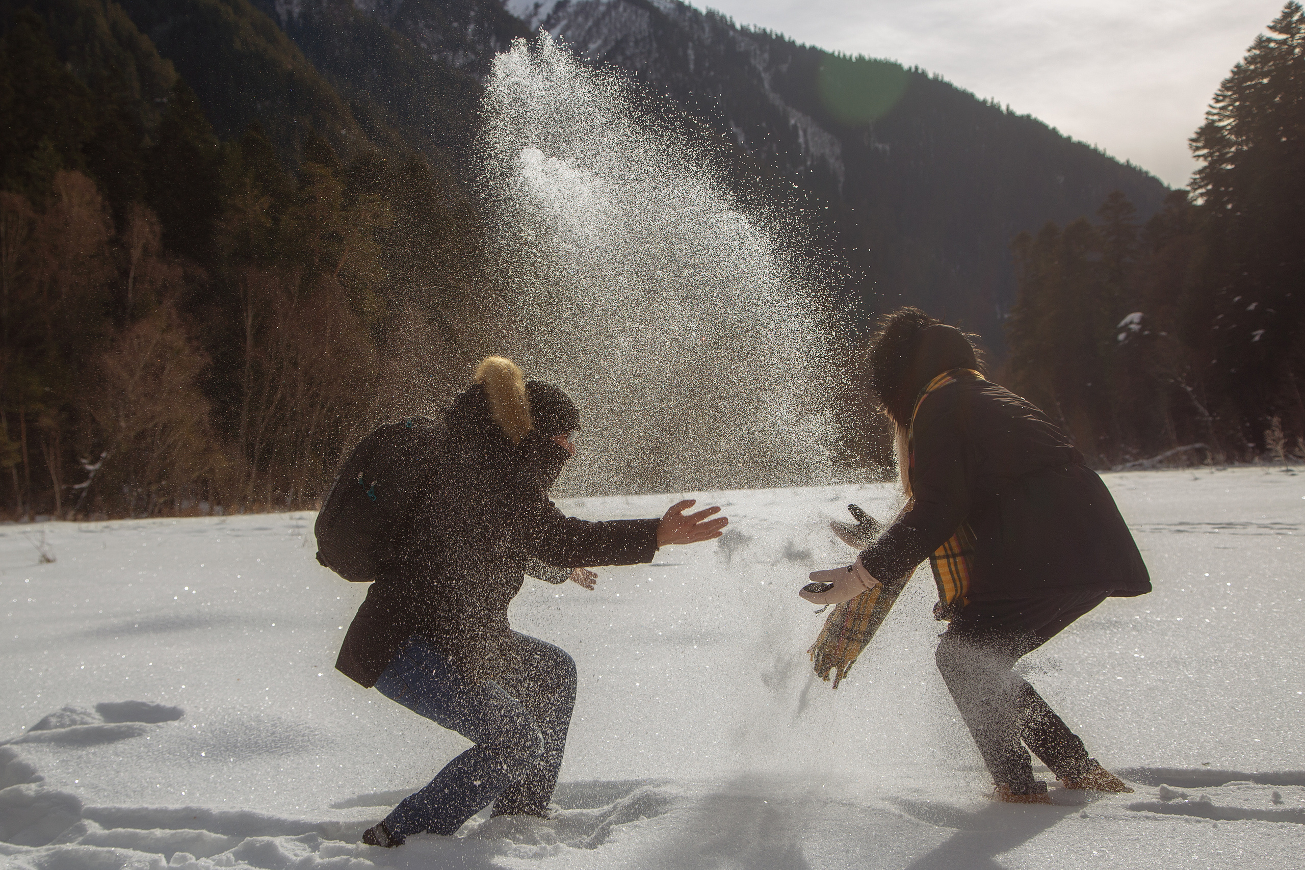 Игорь, Ирина, Зоя прогулка Архыз. Креативный фотограф в Москве