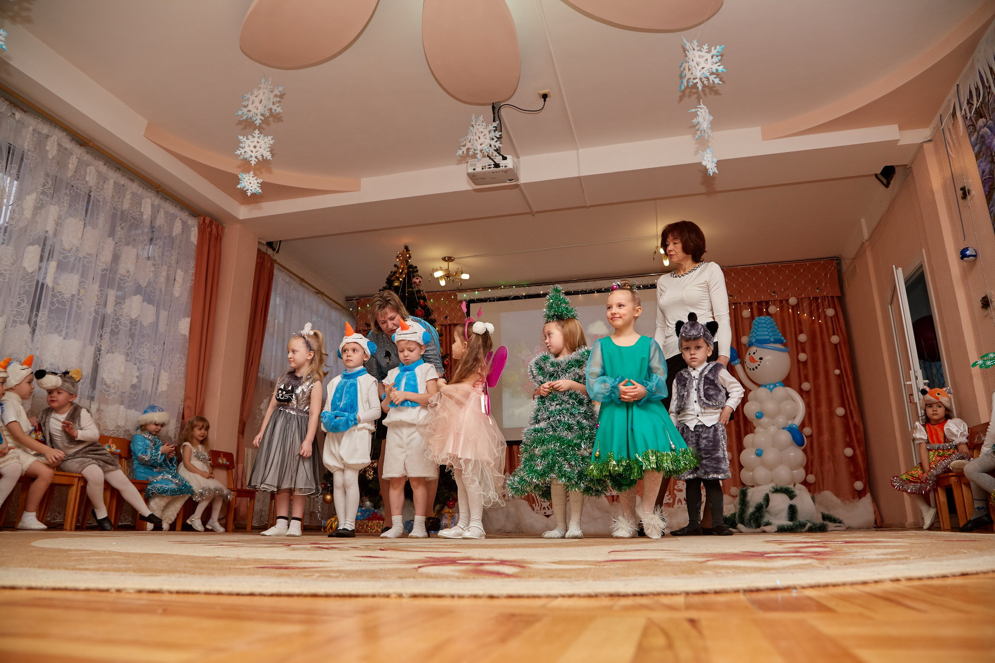 Новый год. Детский сад 111. Креативный фотограф в Москве