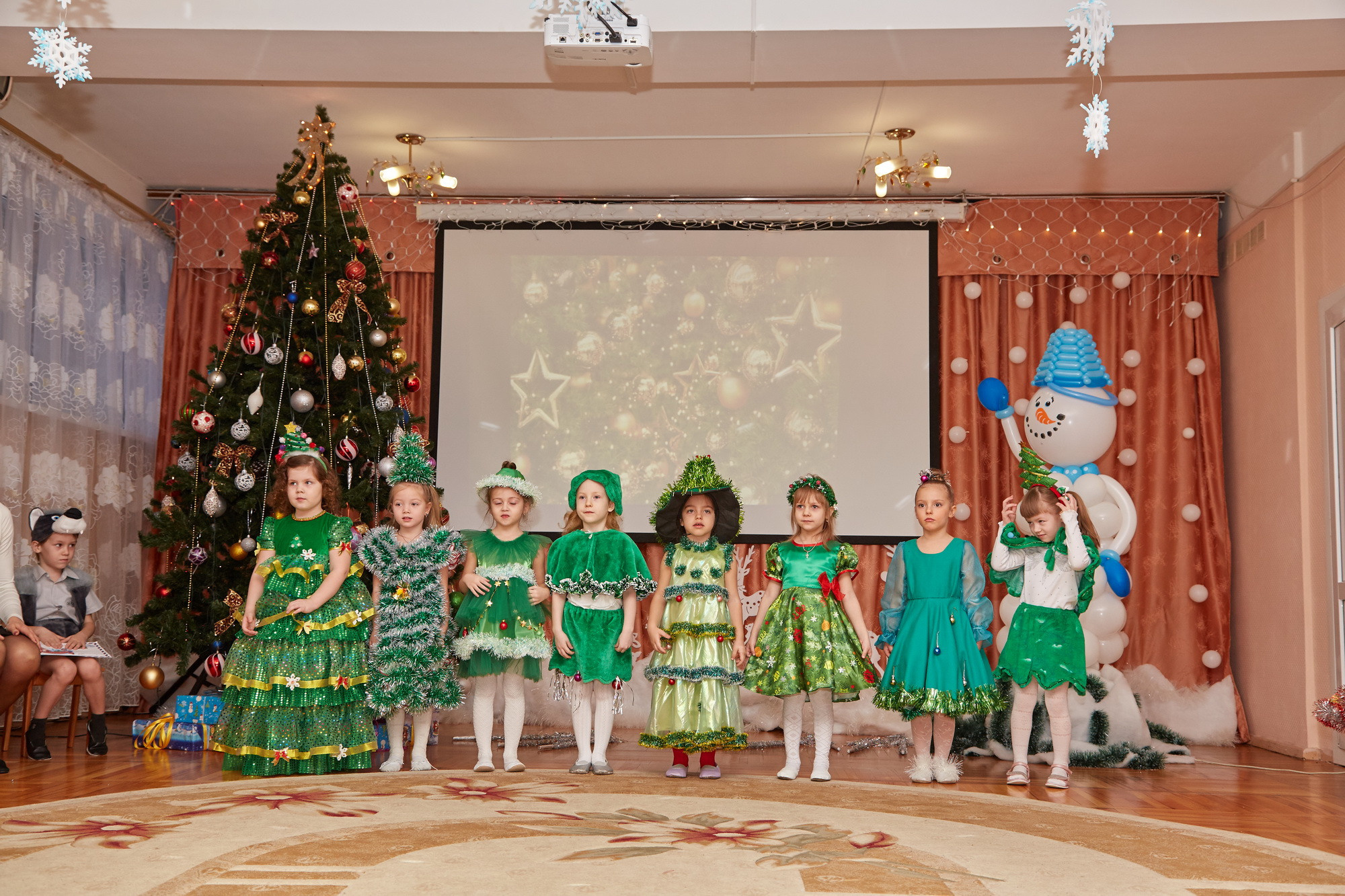 Новый год. Детский сад 111. Креативный фотограф в Москве