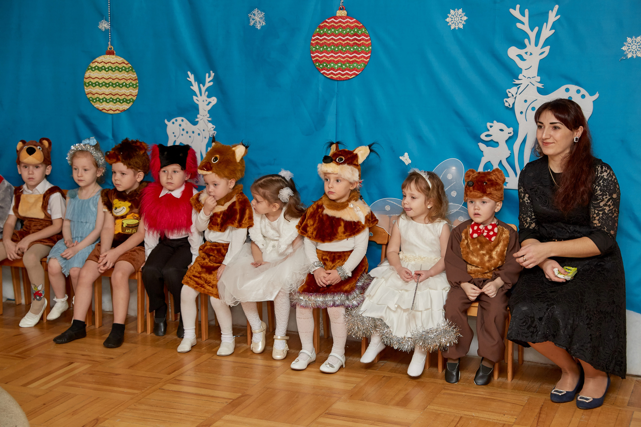 Новый год. Детский сад 111. Креативный фотограф в Москве