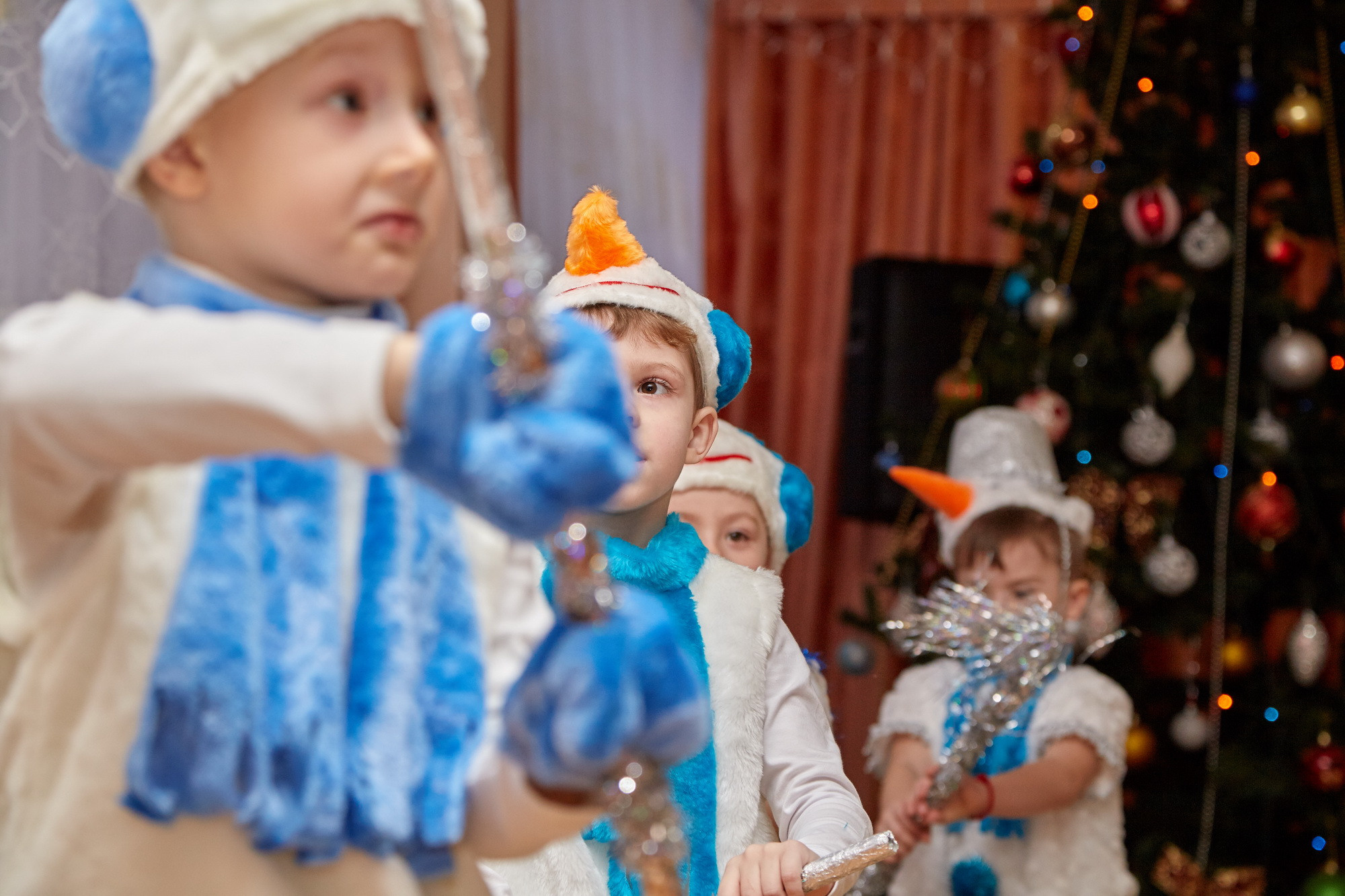 Новый год. Детский сад 111. Креативный фотограф в Москве