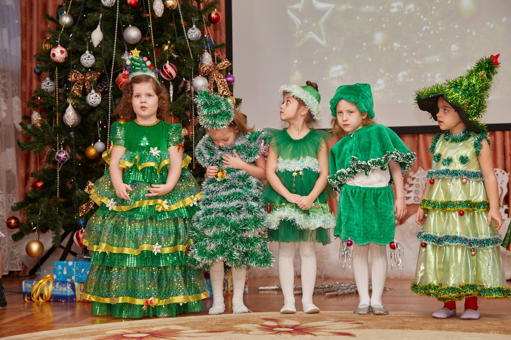 Новый год. Детский сад 111. Креативный фотограф в Москве
