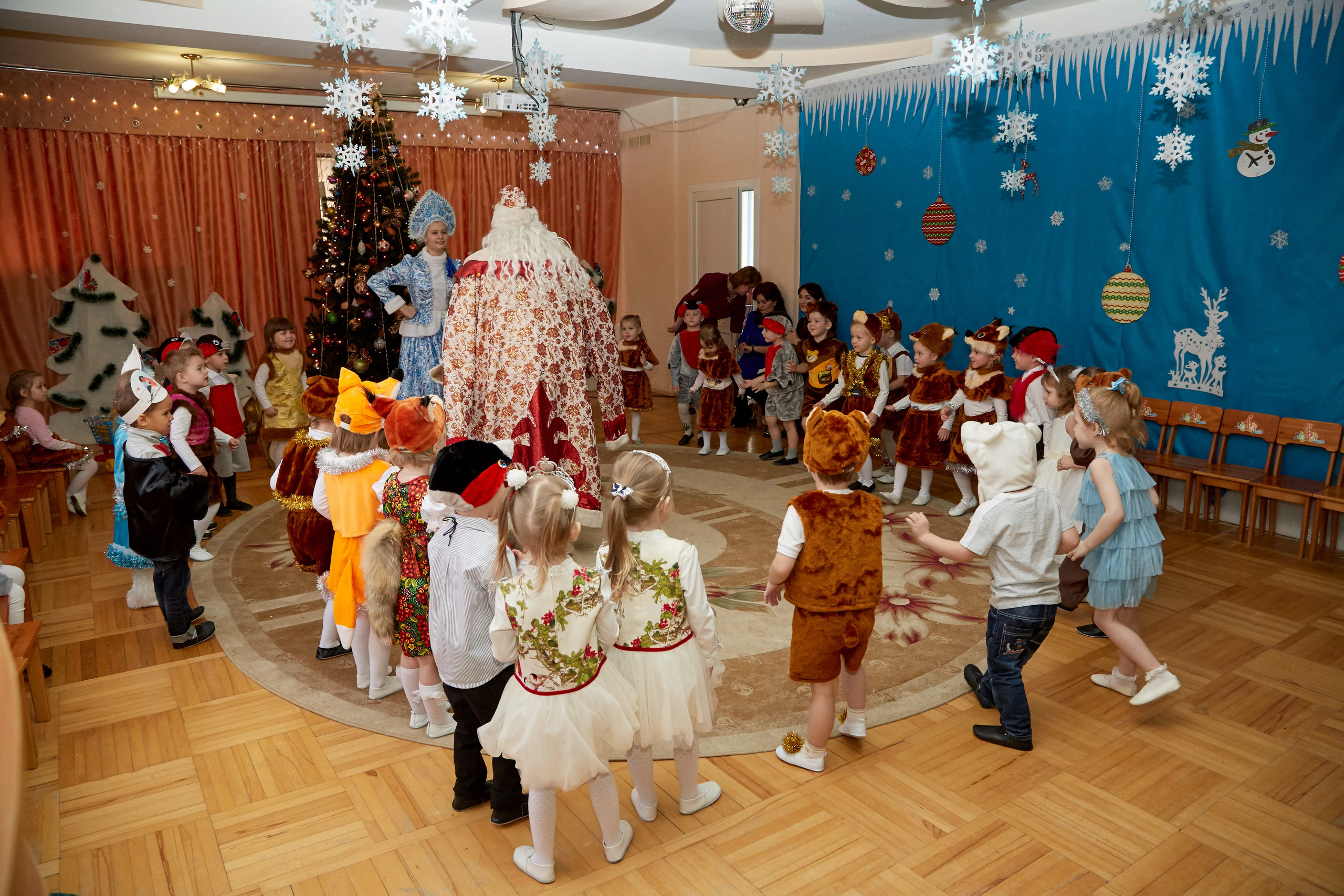 Новый год. Детский сад 111. Креативный фотограф в Москве