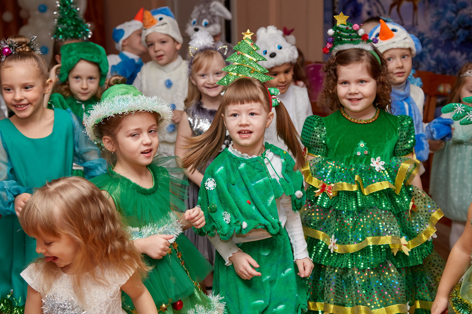 Новый год. Детский сад 111. Креативный фотограф в Москве