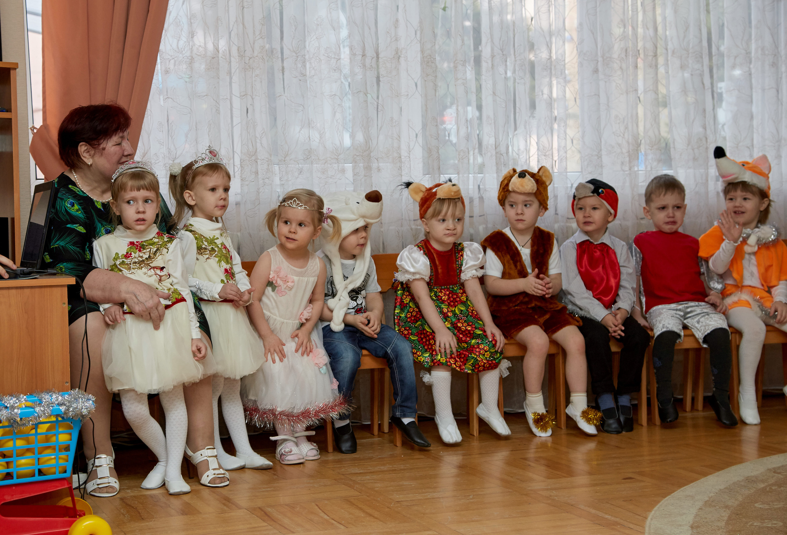 Новый год. Детский сад 111. Креативный фотограф в Москве