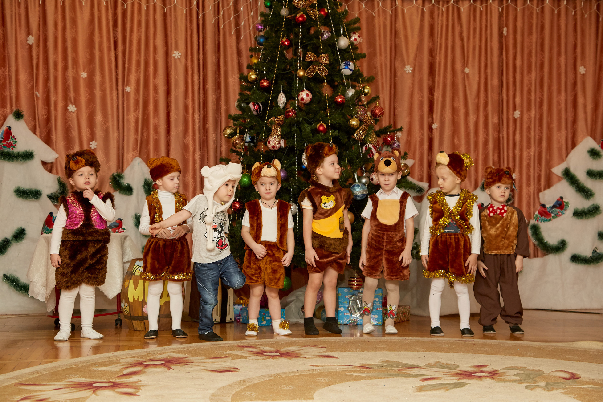 Новый год. Детский сад 111. Креативный фотограф в Москве