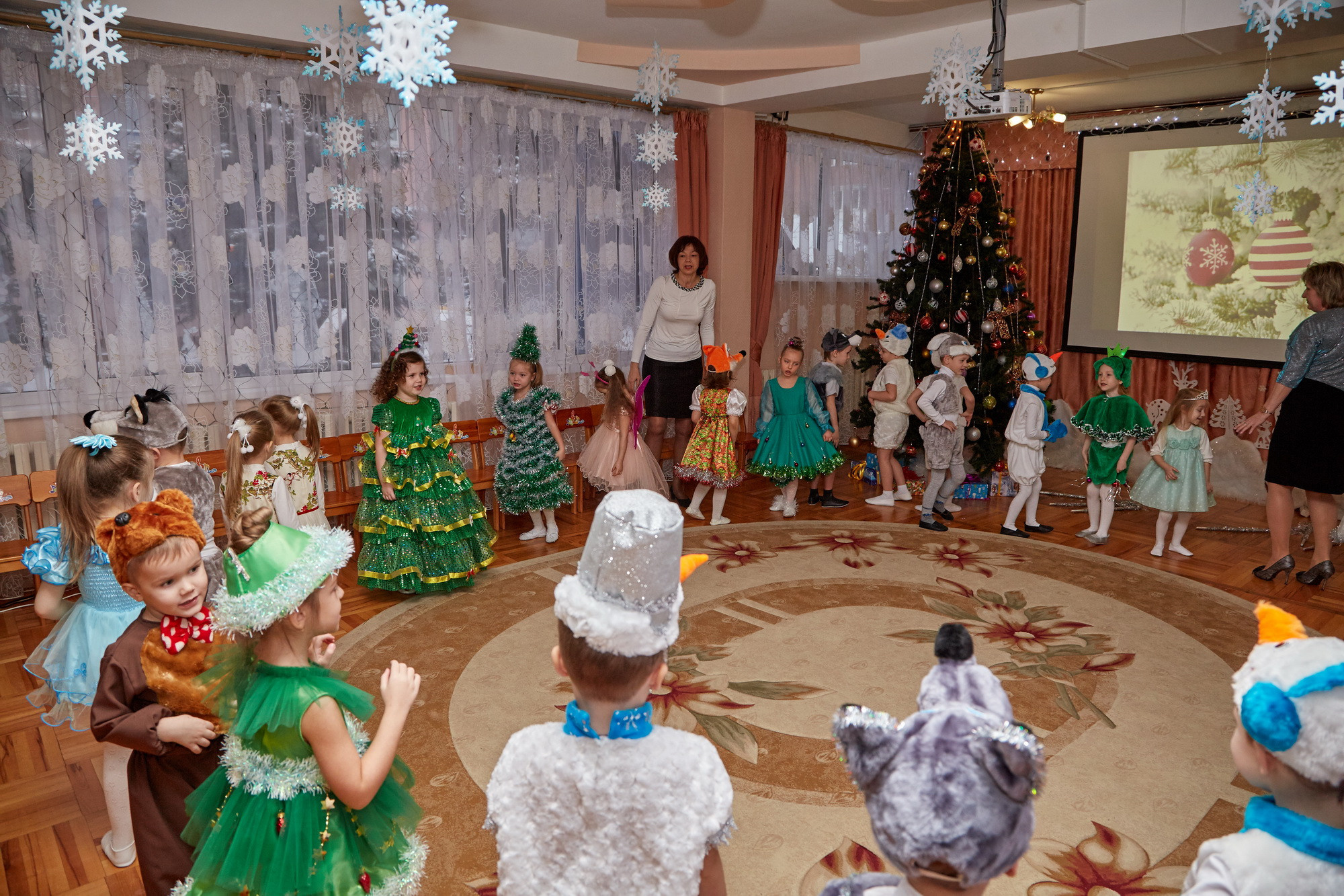 Новый год. Детский сад 111. Креативный фотограф в Москве