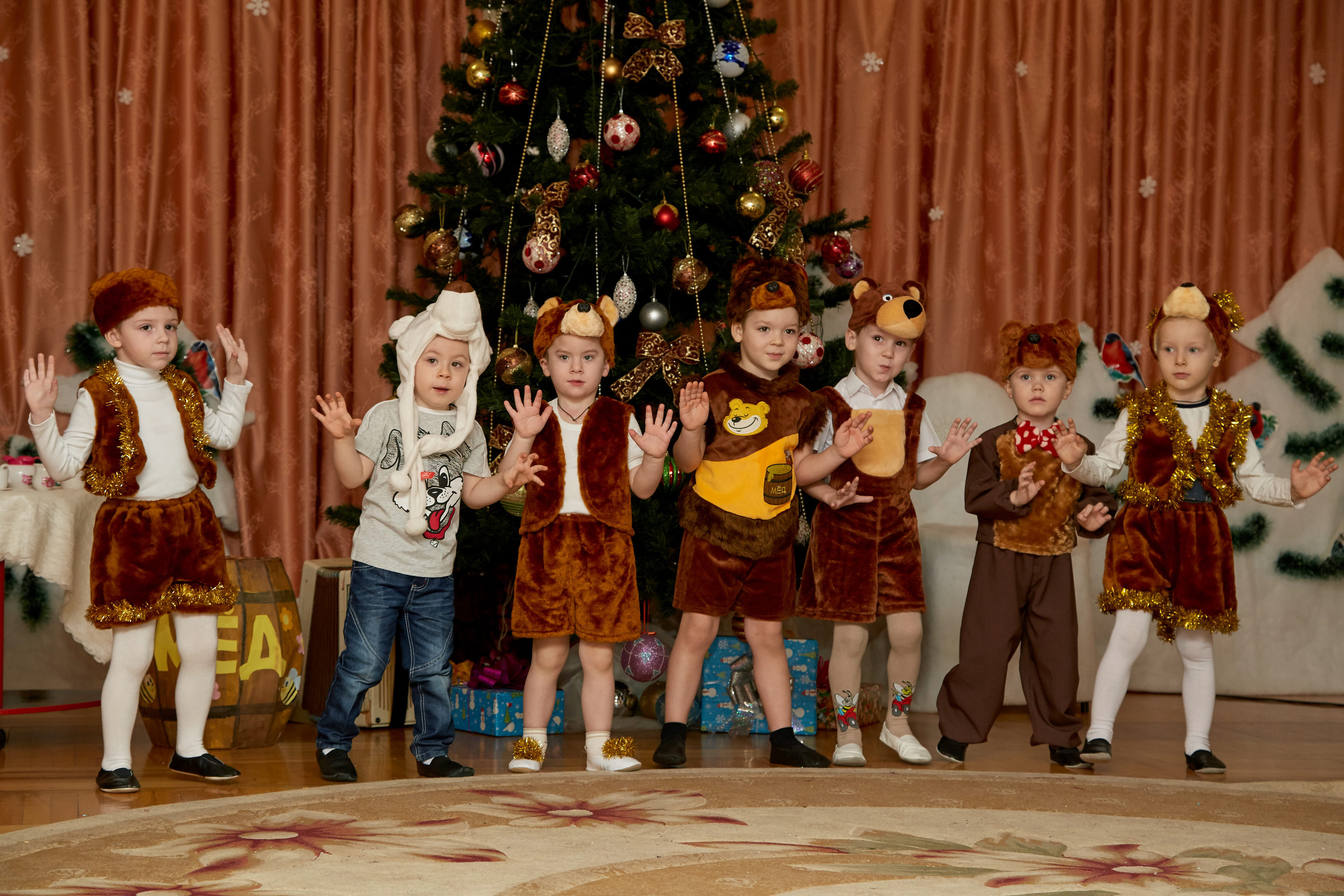 Новый год. Детский сад 111. Креативный фотограф в Москве