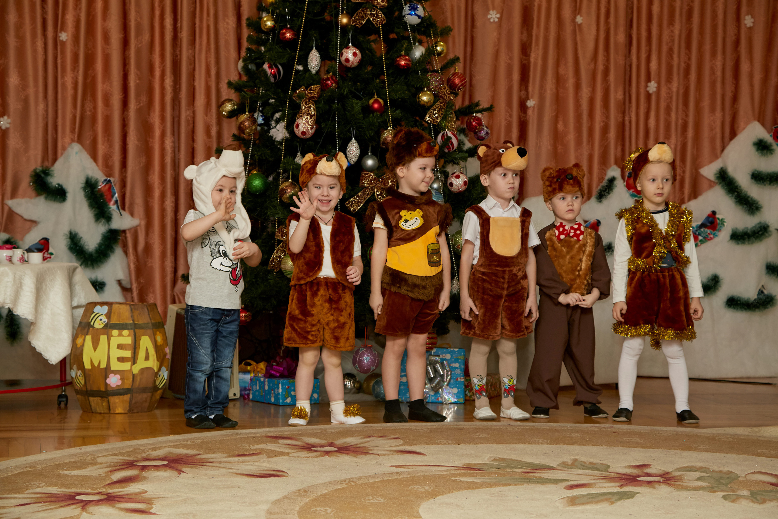 Новый год. Детский сад 111. Креативный фотограф в Москве