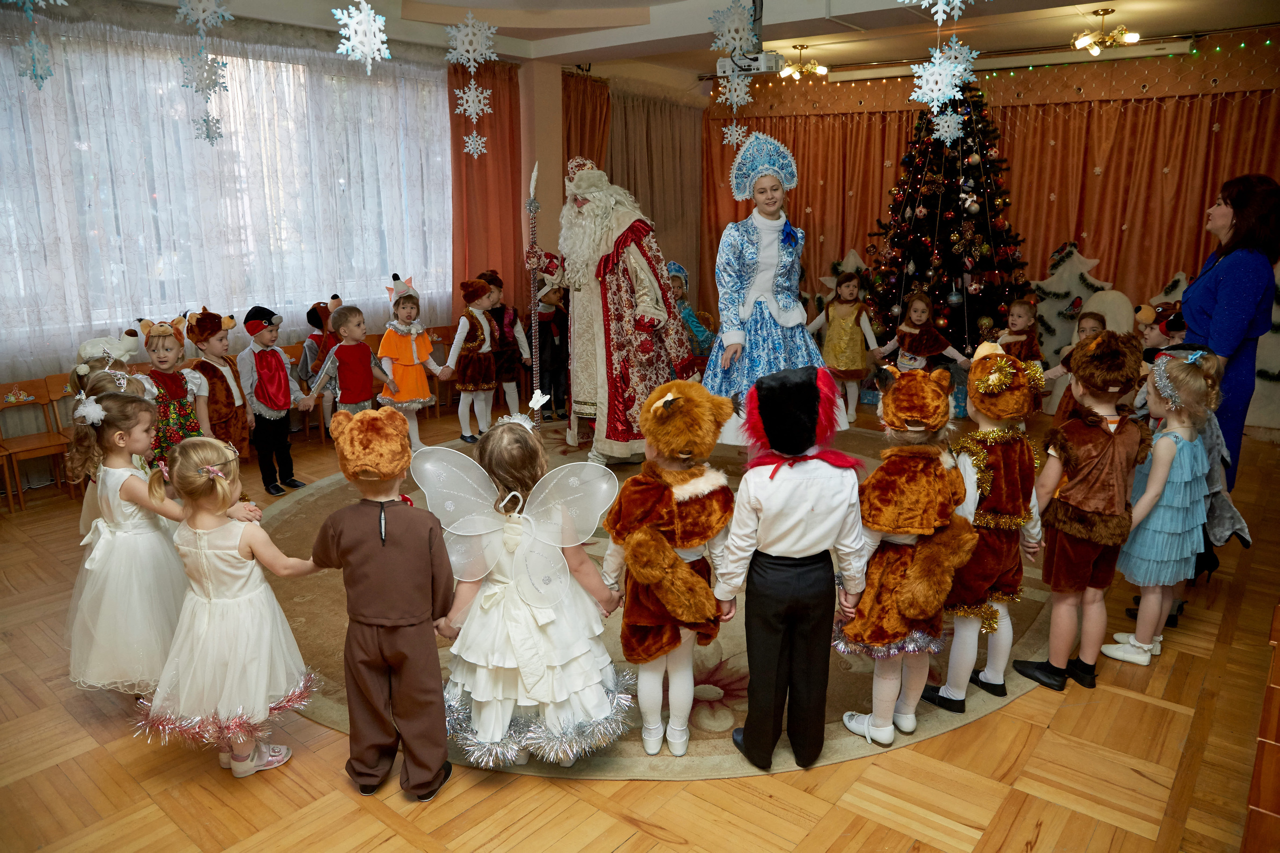 Новый год. Детский сад 111. Креативный фотограф в Москве