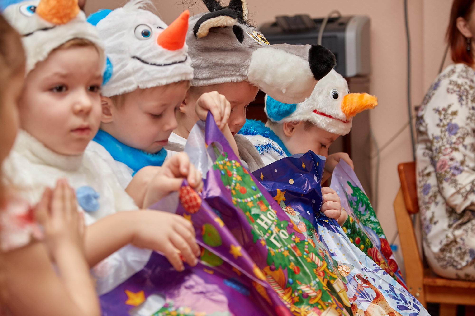Новый год. Детский сад 111. Креативный фотограф в Москве
