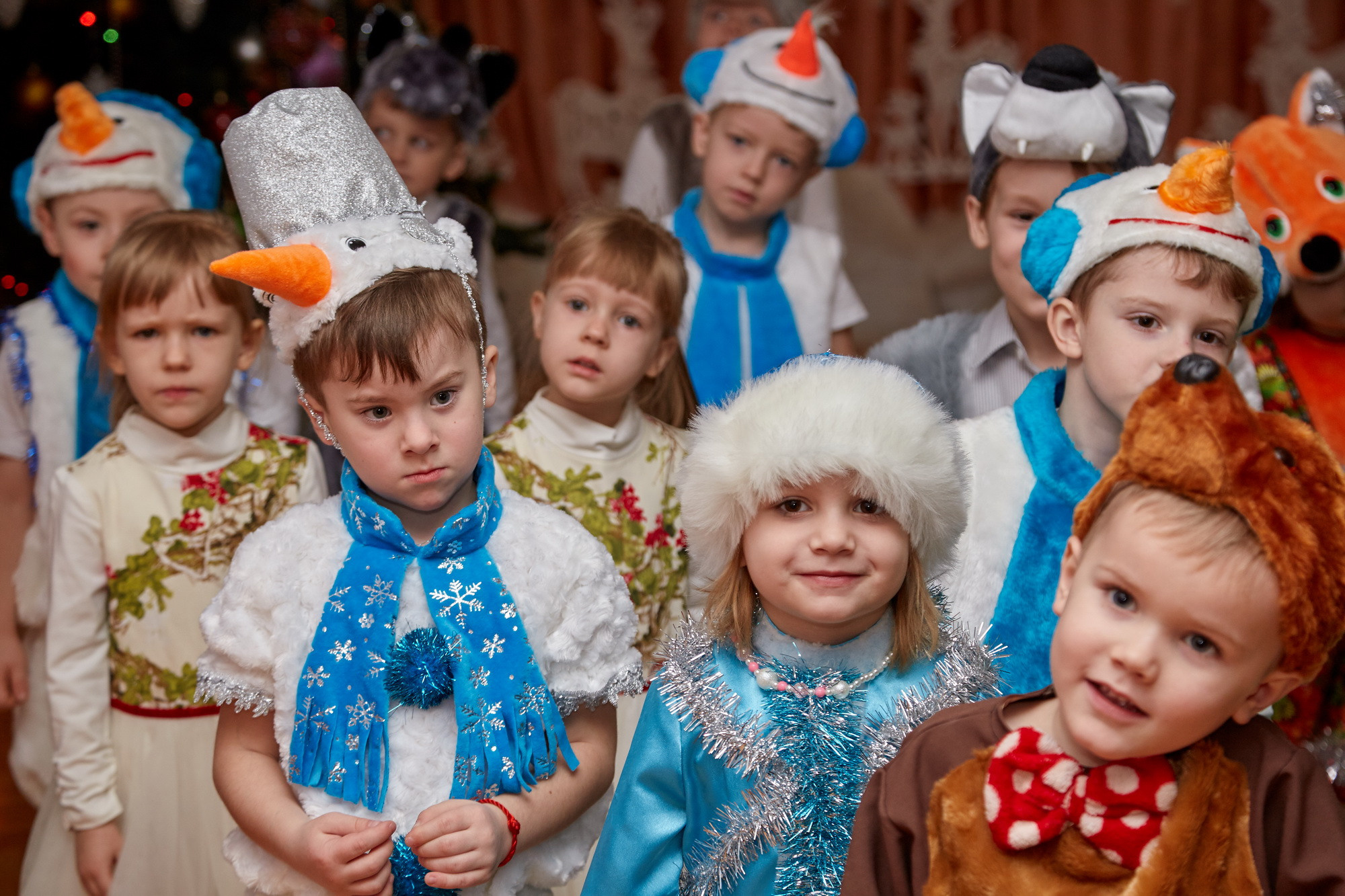 Новый год. Детский сад 111. Креативный фотограф в Москве