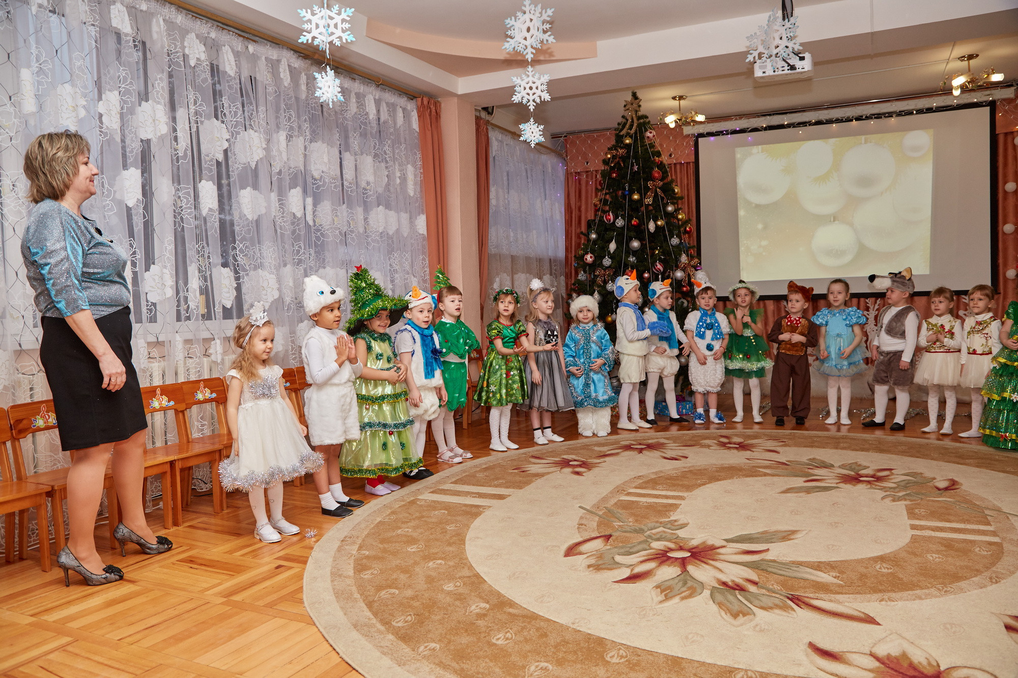 Новый год. Детский сад 111. Креативный фотограф в Москве