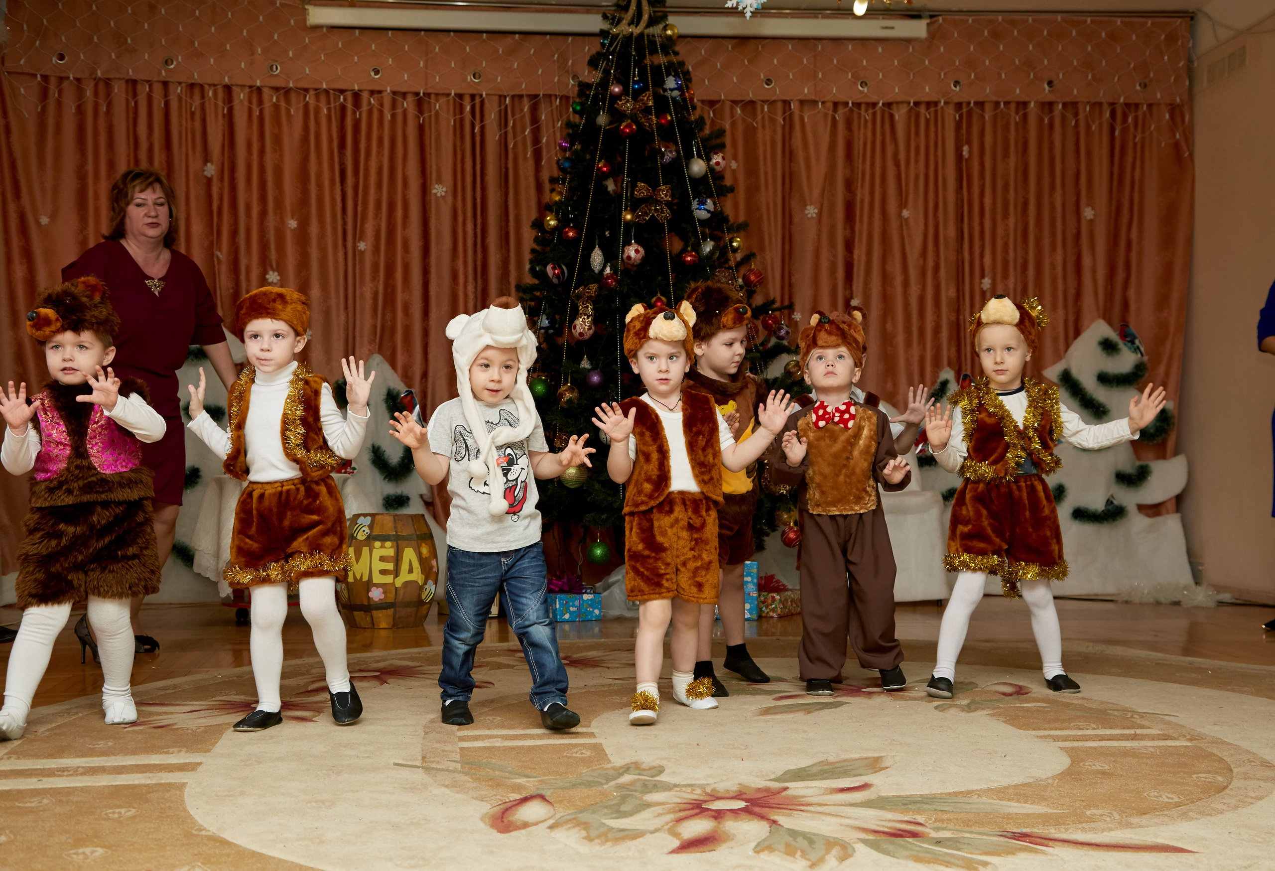 Новый год. Детский сад 111. Креативный фотограф в Москве