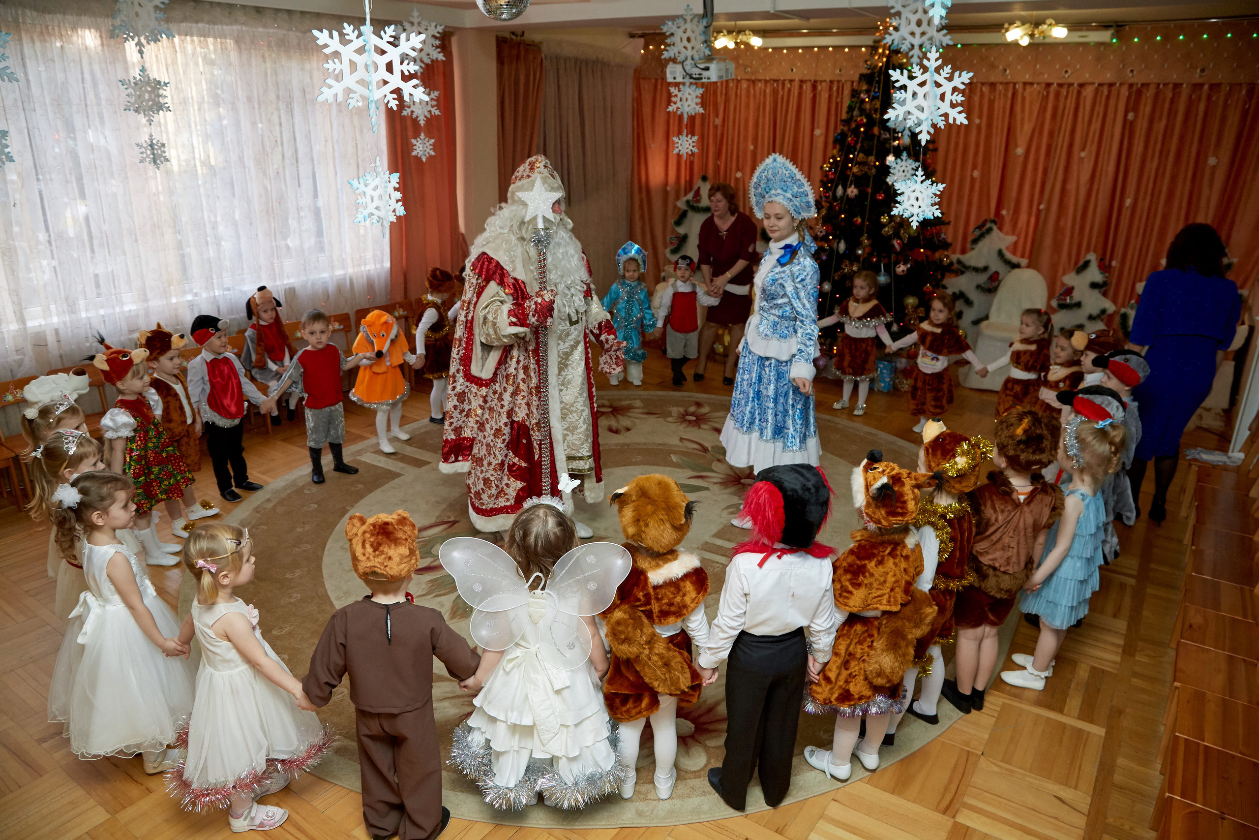 Новый год. Детский сад 111. Креативный фотограф в Москве
