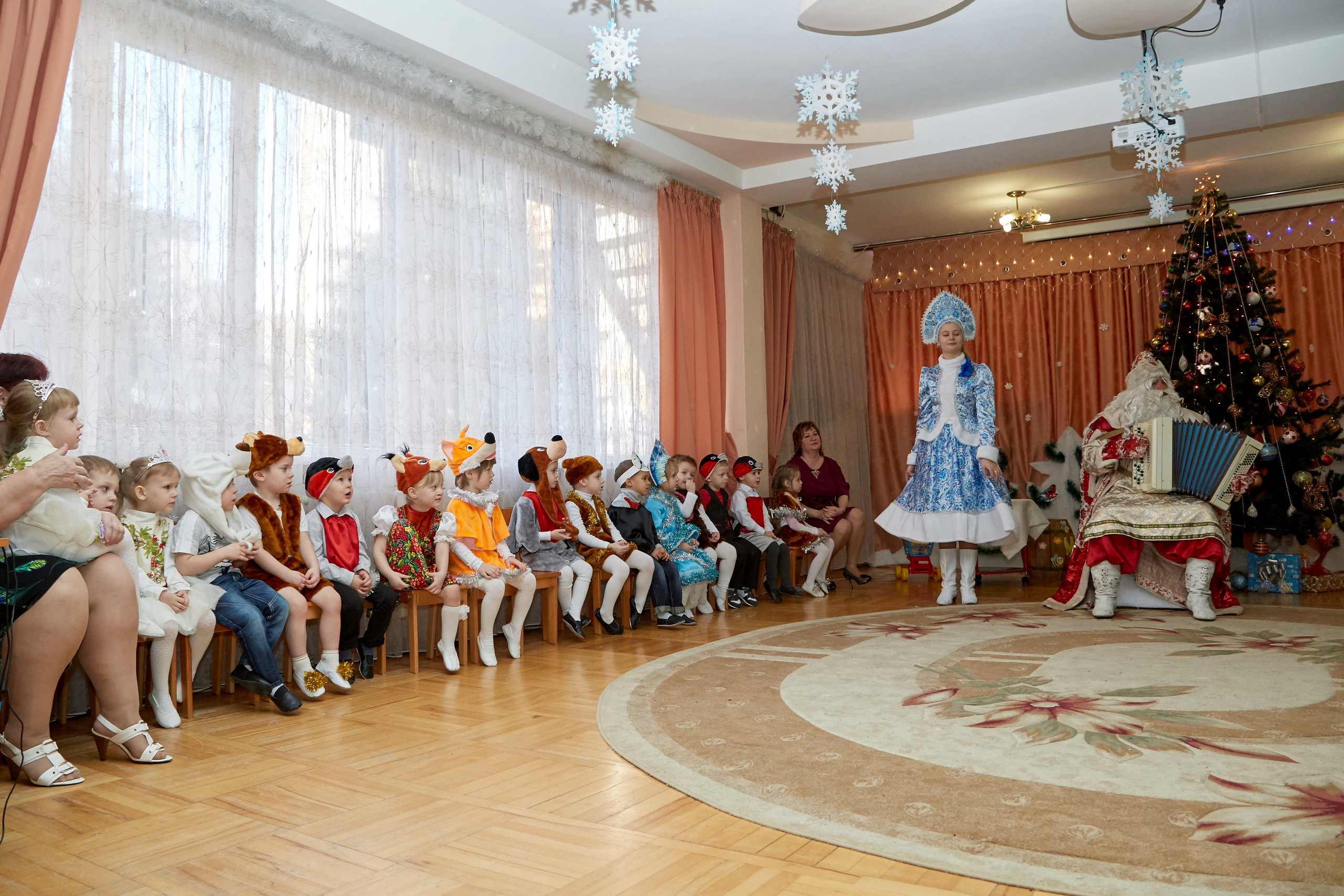 Новый год. Детский сад 111. Креативный фотограф в Москве