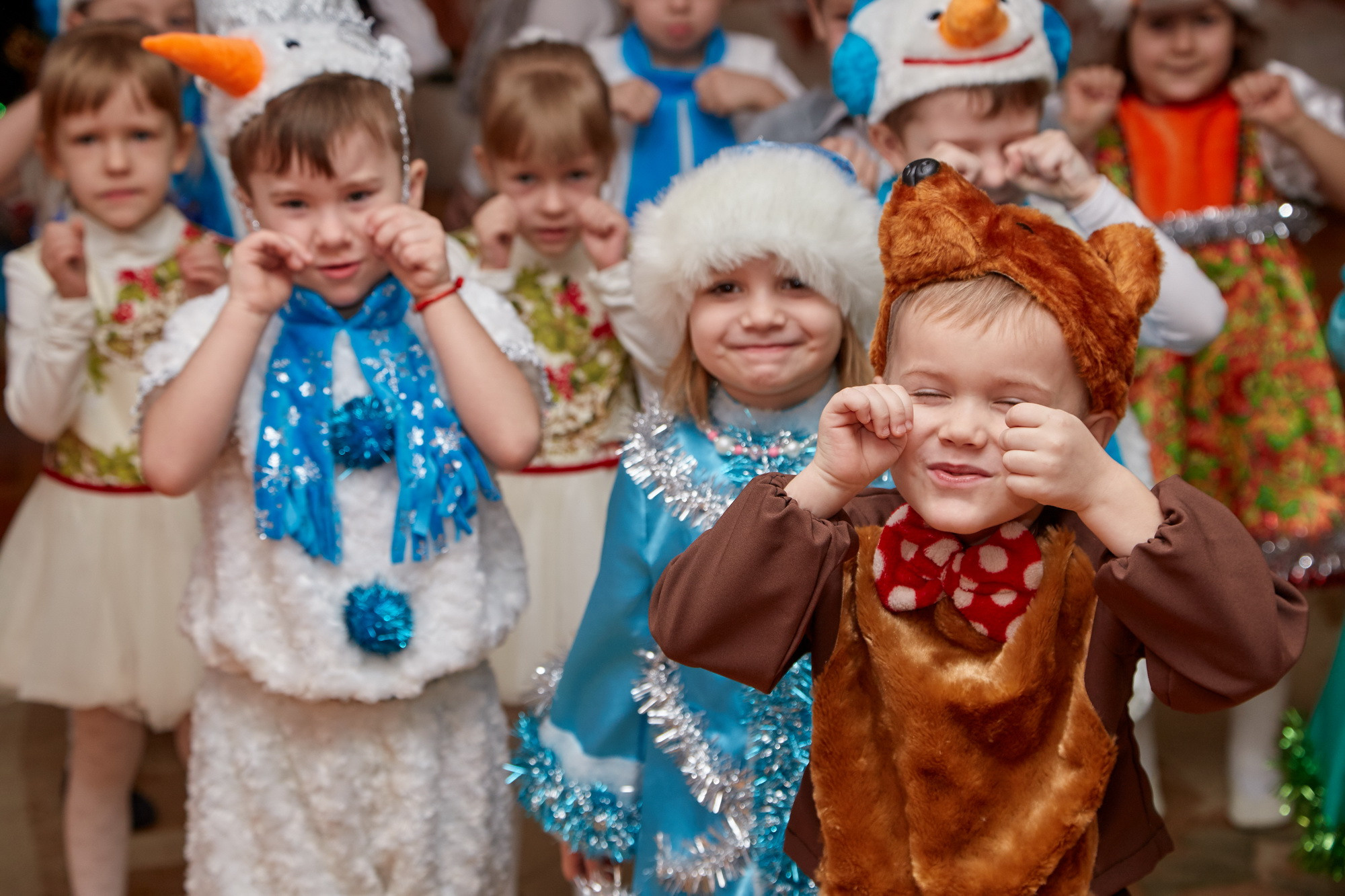 Новый год. Детский сад 111. Креативный фотограф в Москве