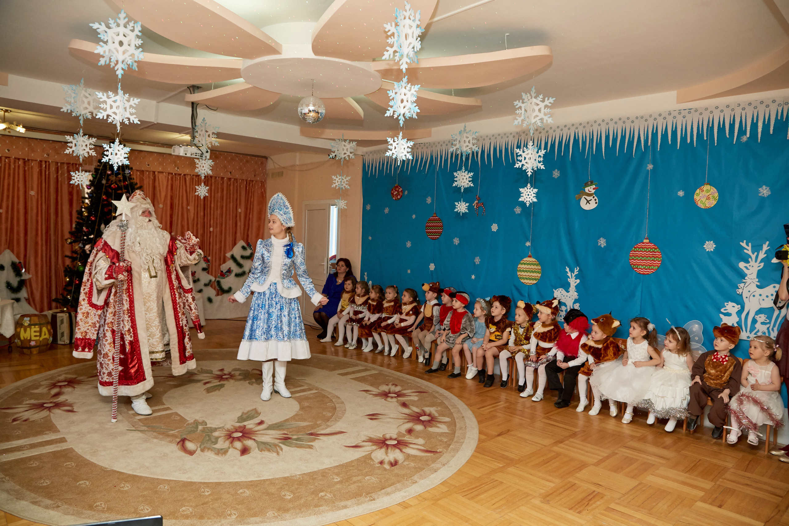 Новый год. Детский сад 111. Креативный фотограф в Москве