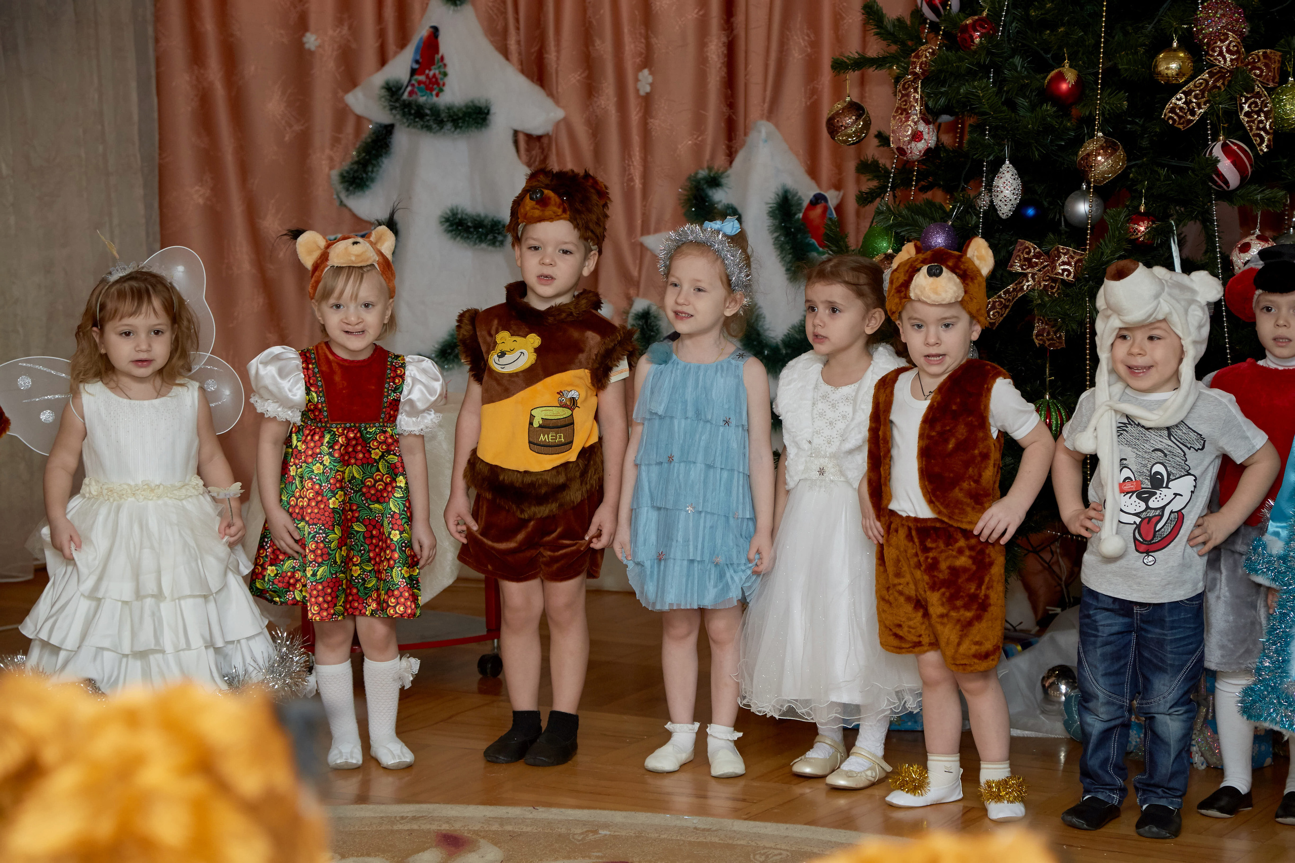 Новый год. Детский сад 111. Креативный фотограф в Москве