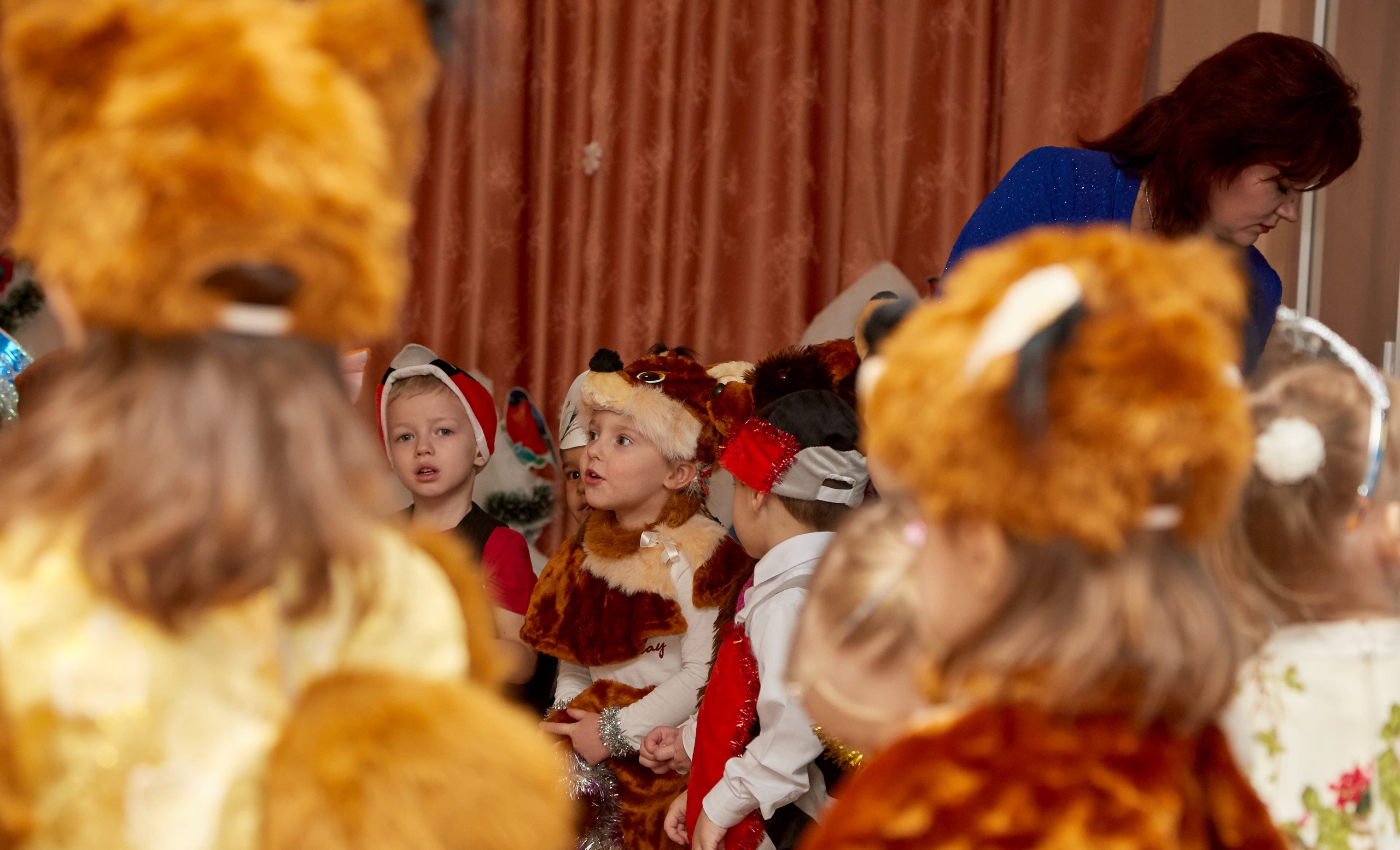 Новый год. Детский сад 111. Креативный фотограф в Москве