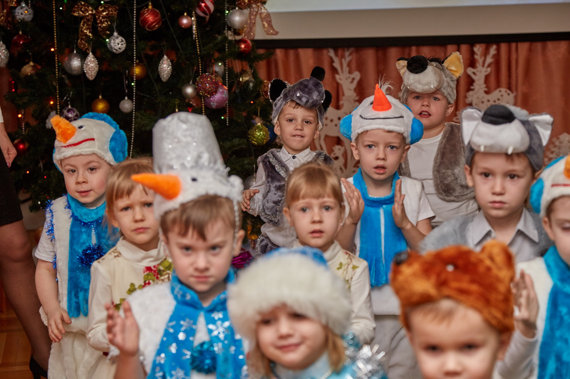 Новый год. Детский сад 111. Креативный фотограф в Москве