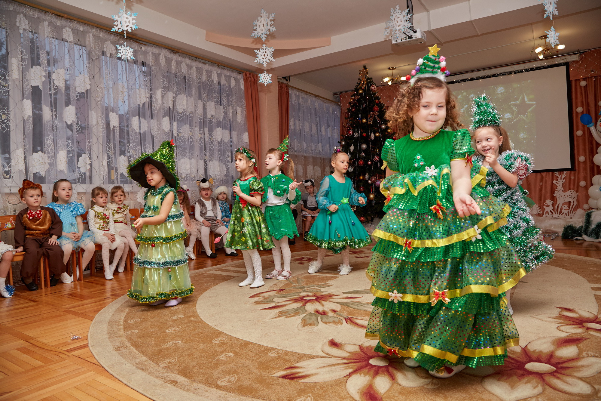 Новый год. Детский сад 111. Креативный фотограф в Москве