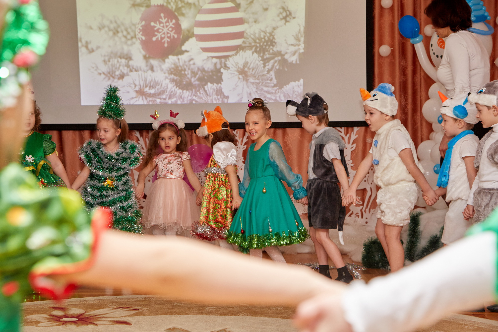 Новый год. Детский сад 111. Креативный фотограф в Москве