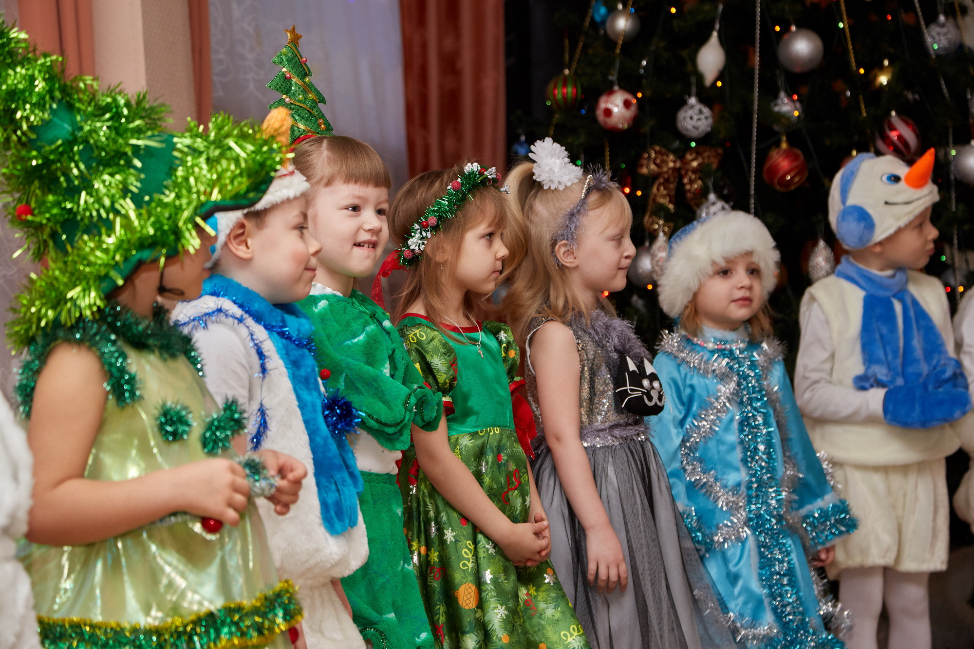 Новый год. Детский сад 111. Креативный фотограф в Москве