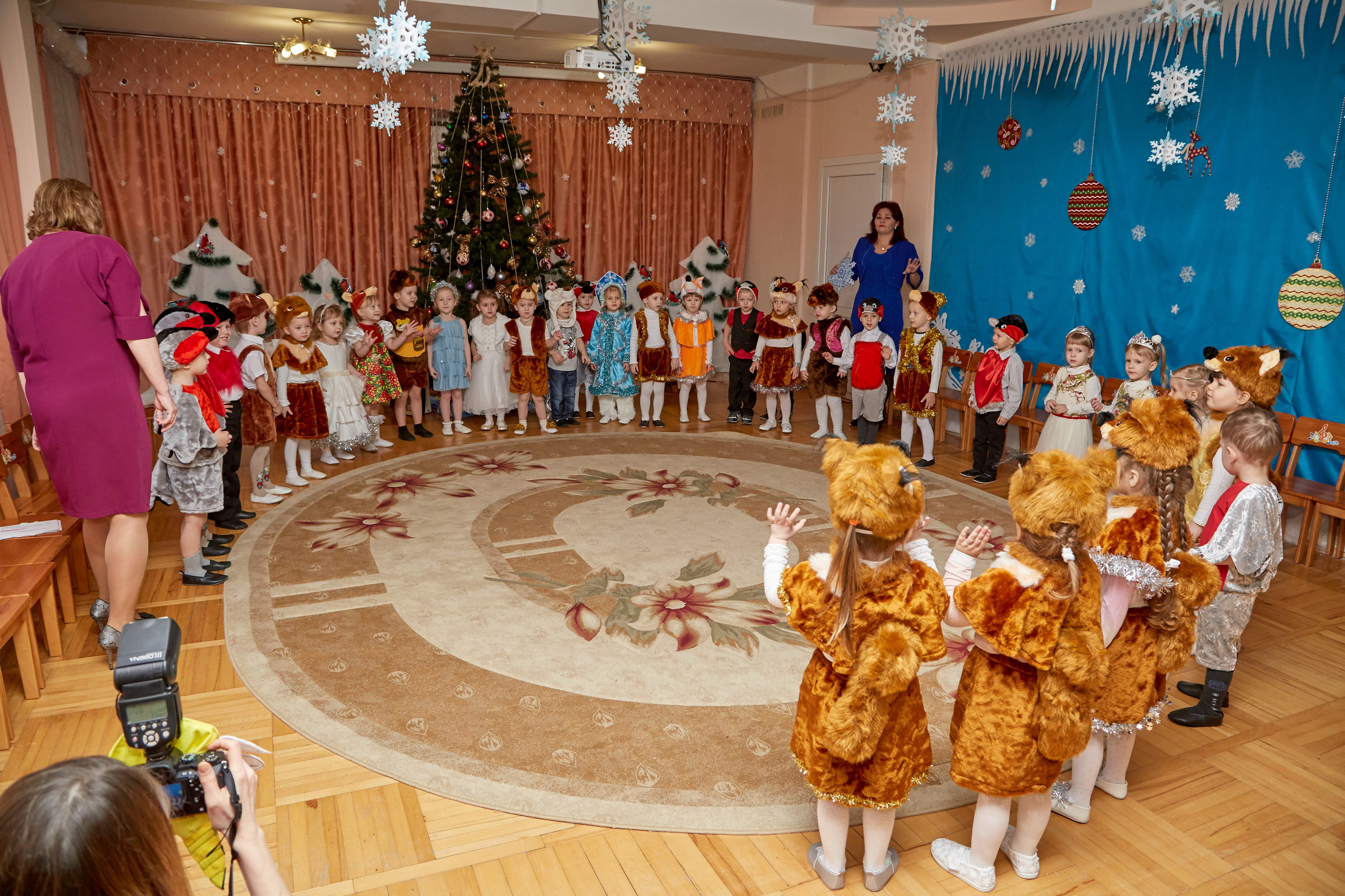 Новый год. Детский сад 111. Креативный фотограф в Москве