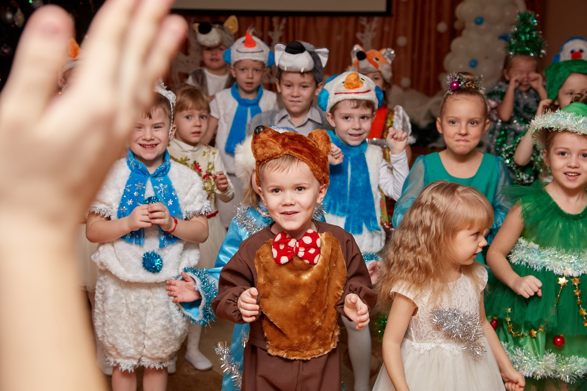 Новый год. Детский сад 111. Креативный фотограф в Москве