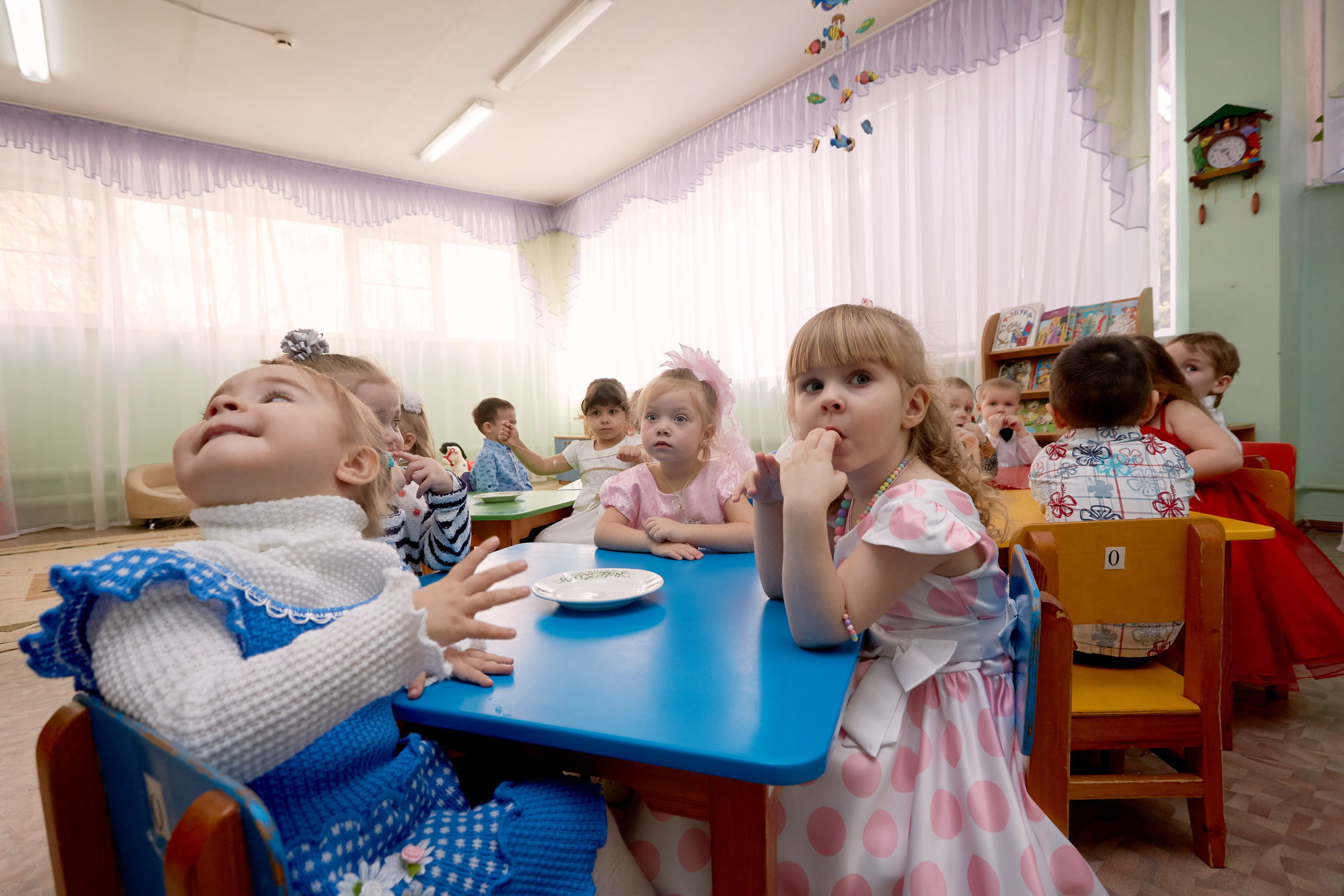 111 Детский сад. Утренник. Март. Креативный фотограф в Москве