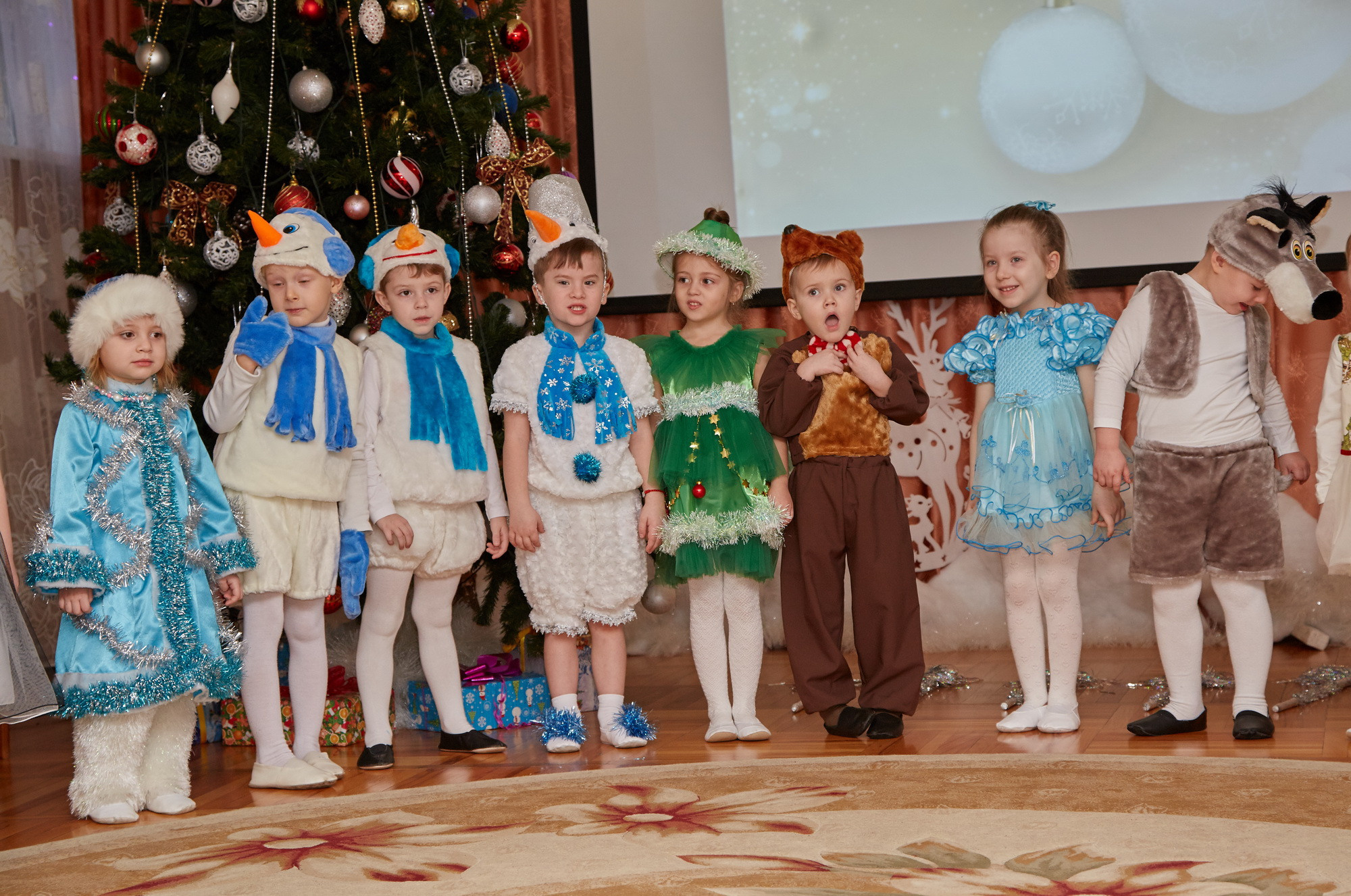 Новый год. Детский сад 111. Креативный фотограф в Москве
