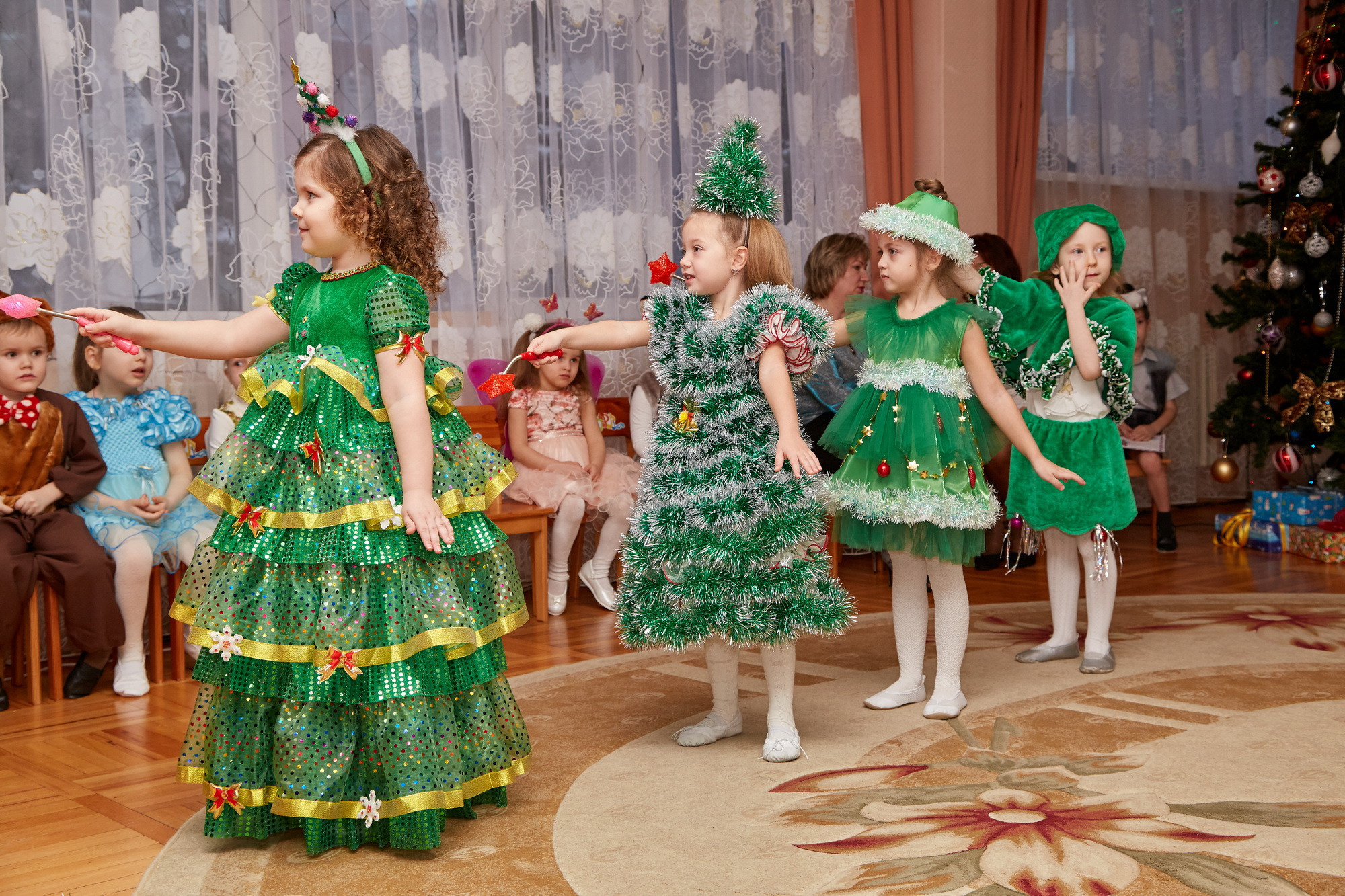 Новый год. Детский сад 111. Креативный фотограф в Москве