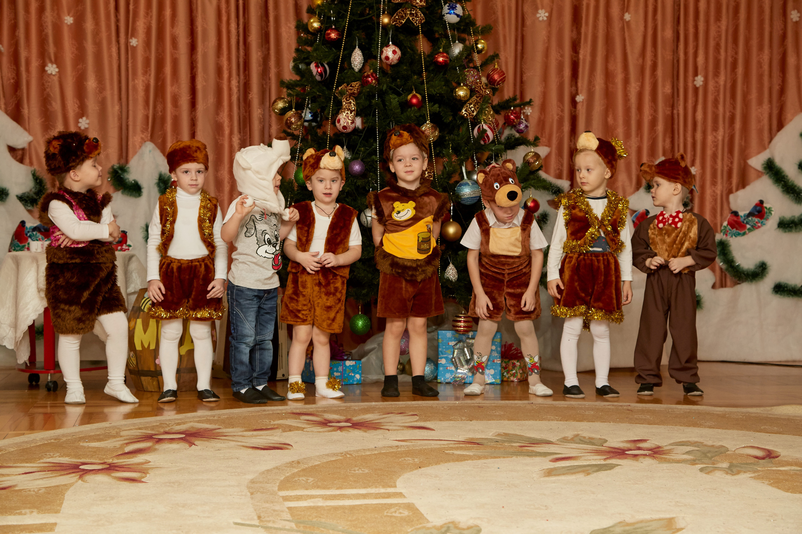 Новый год. Детский сад 111. Креативный фотограф в Москве