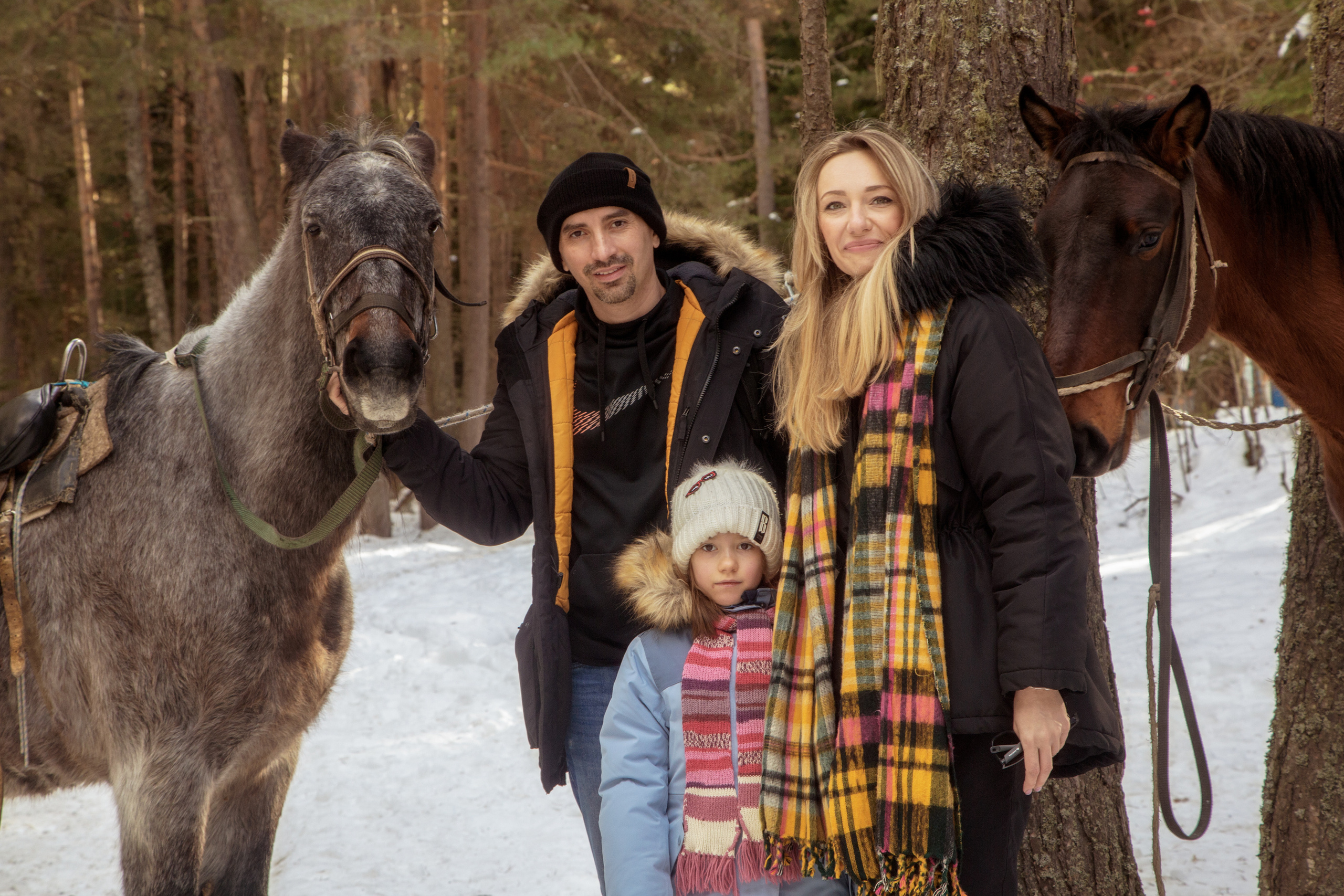 Игорь, Ирина, Зоя прогулка Архыз. Креативный фотограф в Москве