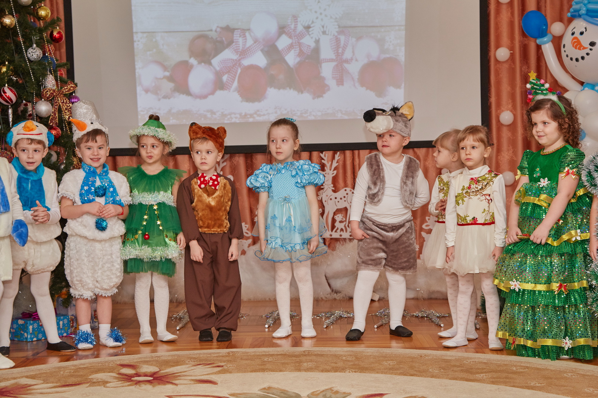 Новый год. Детский сад 111. Креативный фотограф в Москве