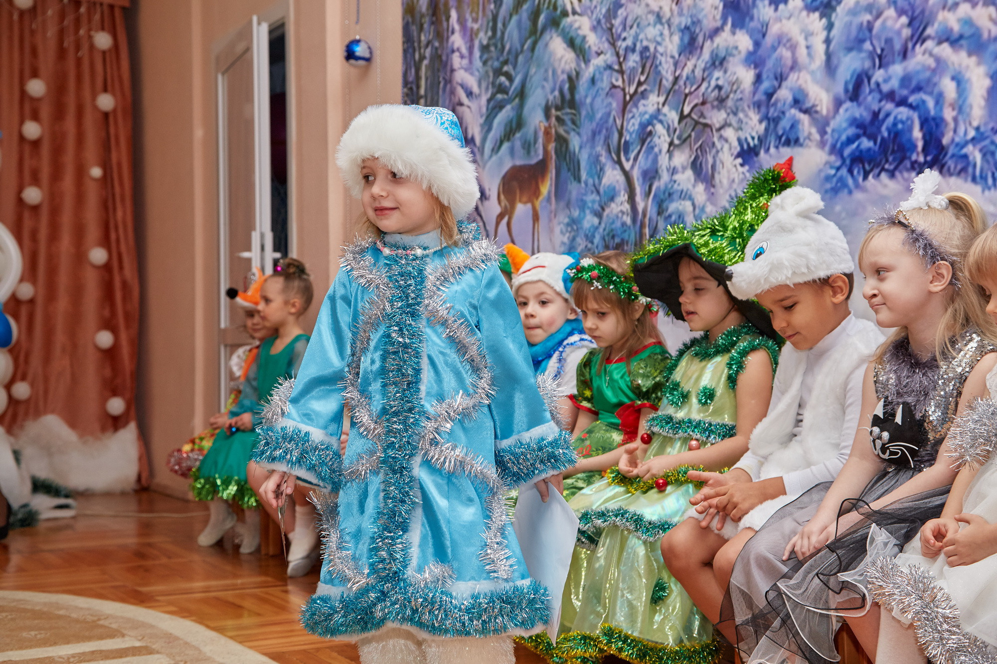 Новый год. Детский сад 111. Креативный фотограф в Москве