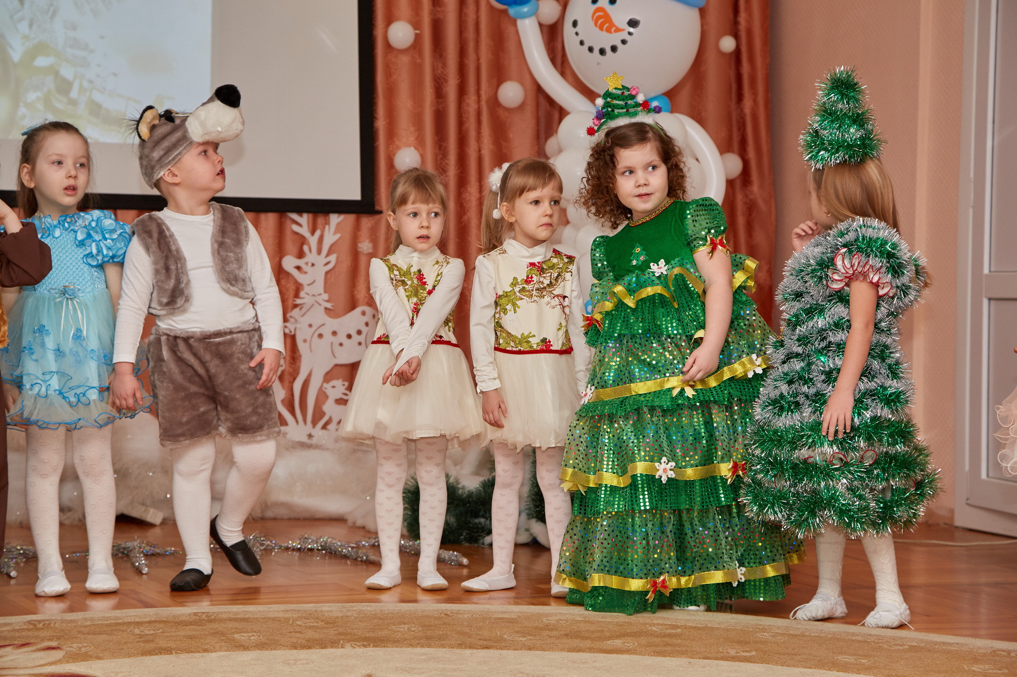 Новый год. Детский сад 111. Креативный фотограф в Москве